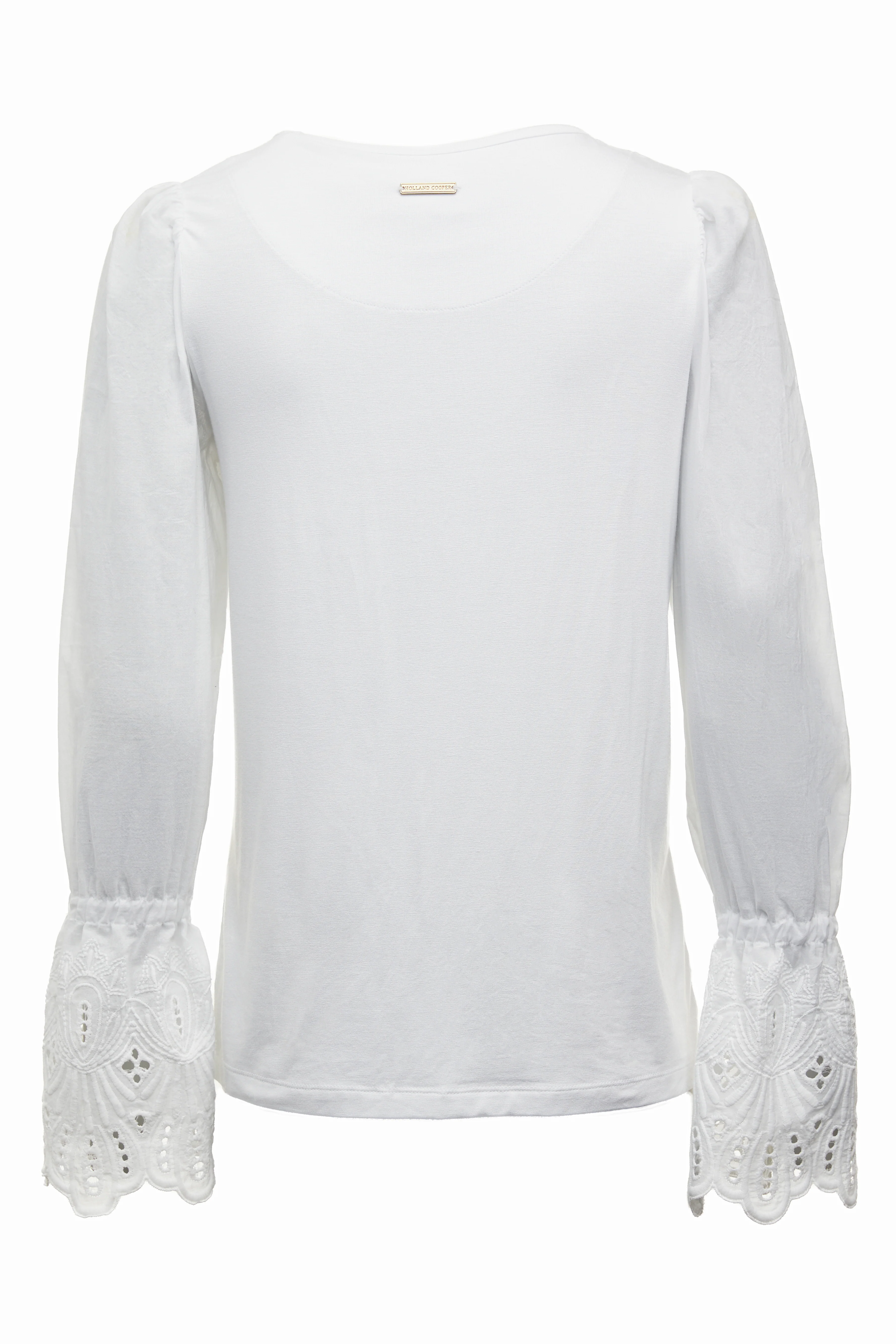 Francesca Jersey Blouse (White)