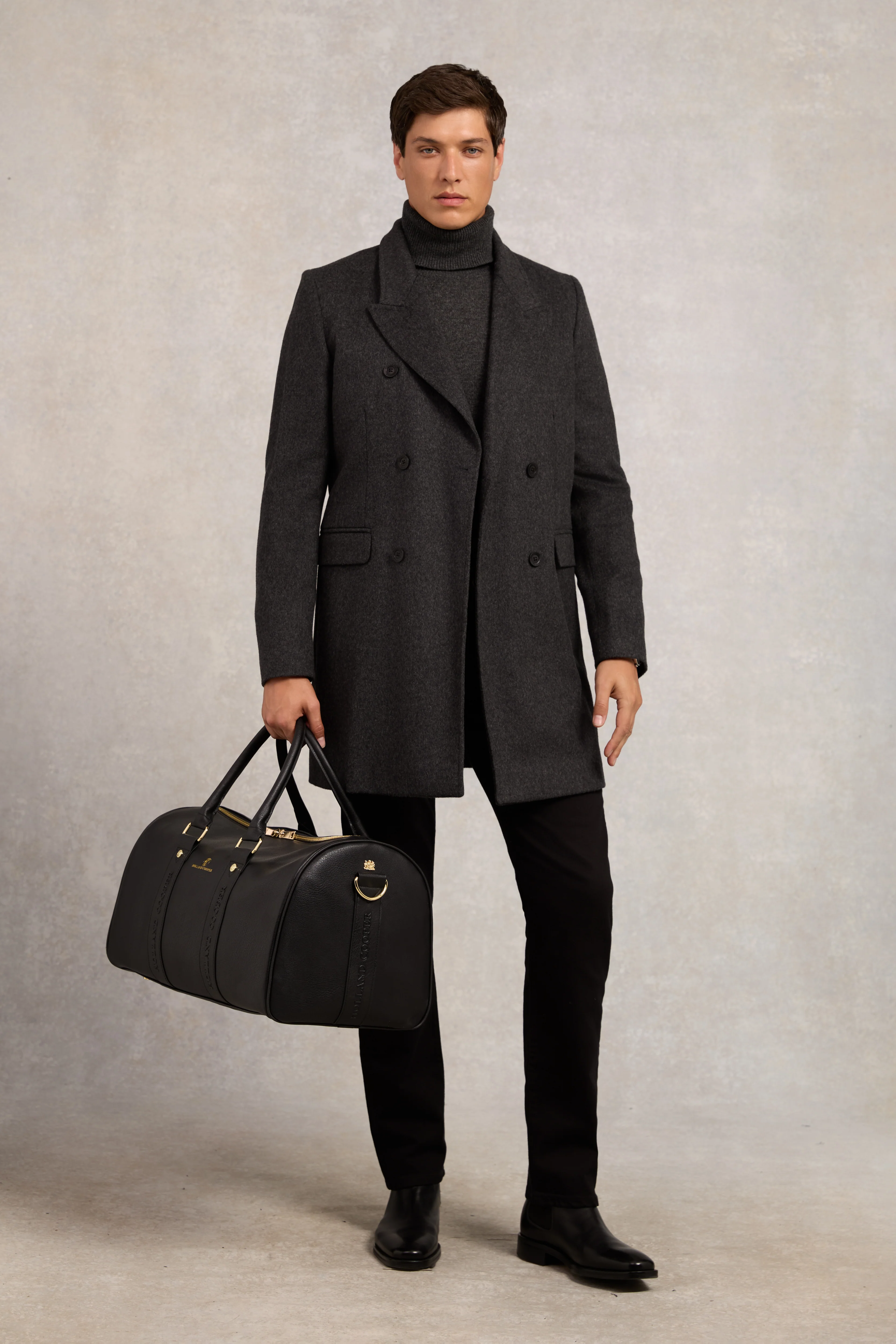 Byron Roll Neck Knit (Charcoal)