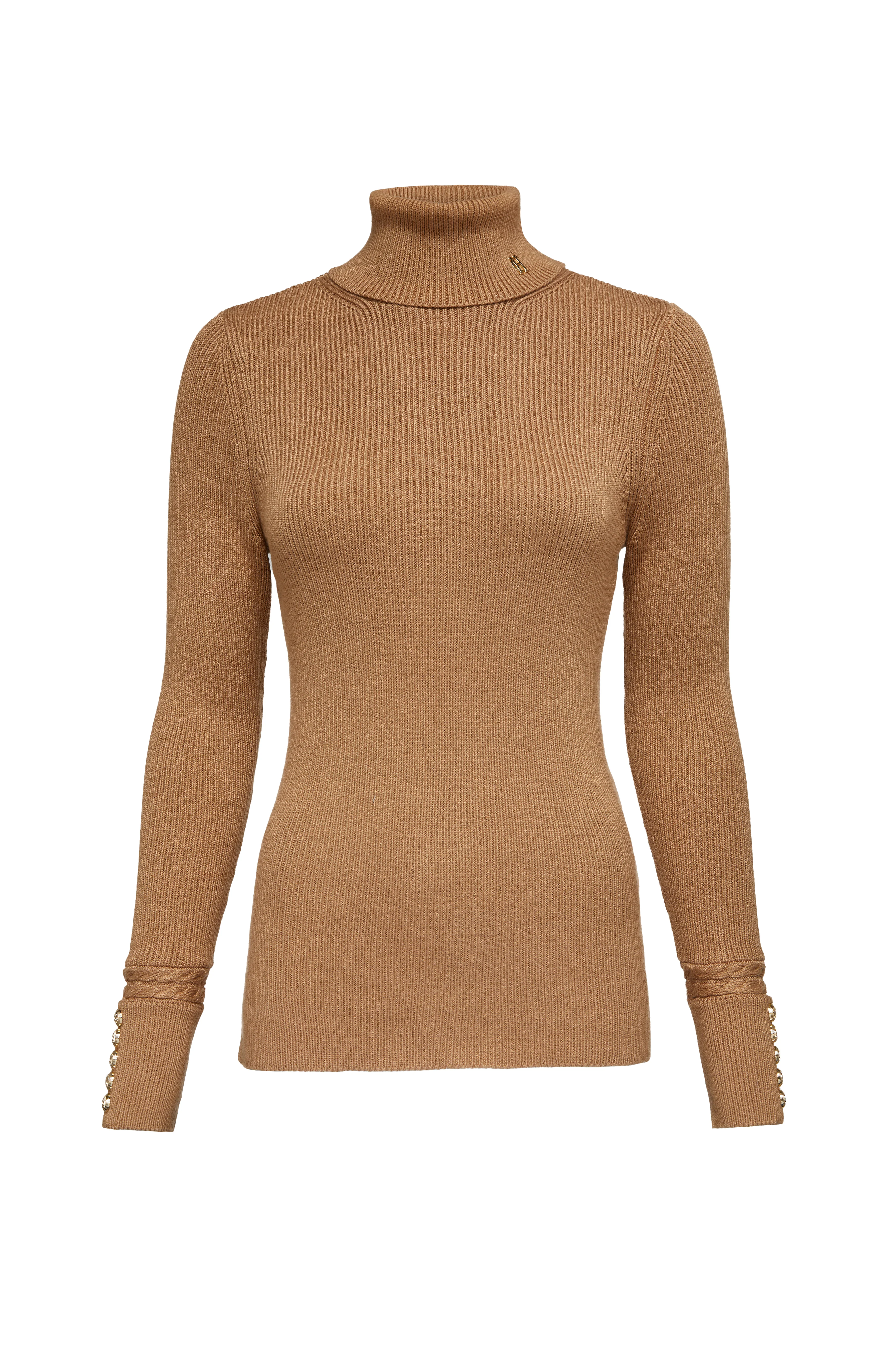 Painswick Roll Neck Knit (Caramel)