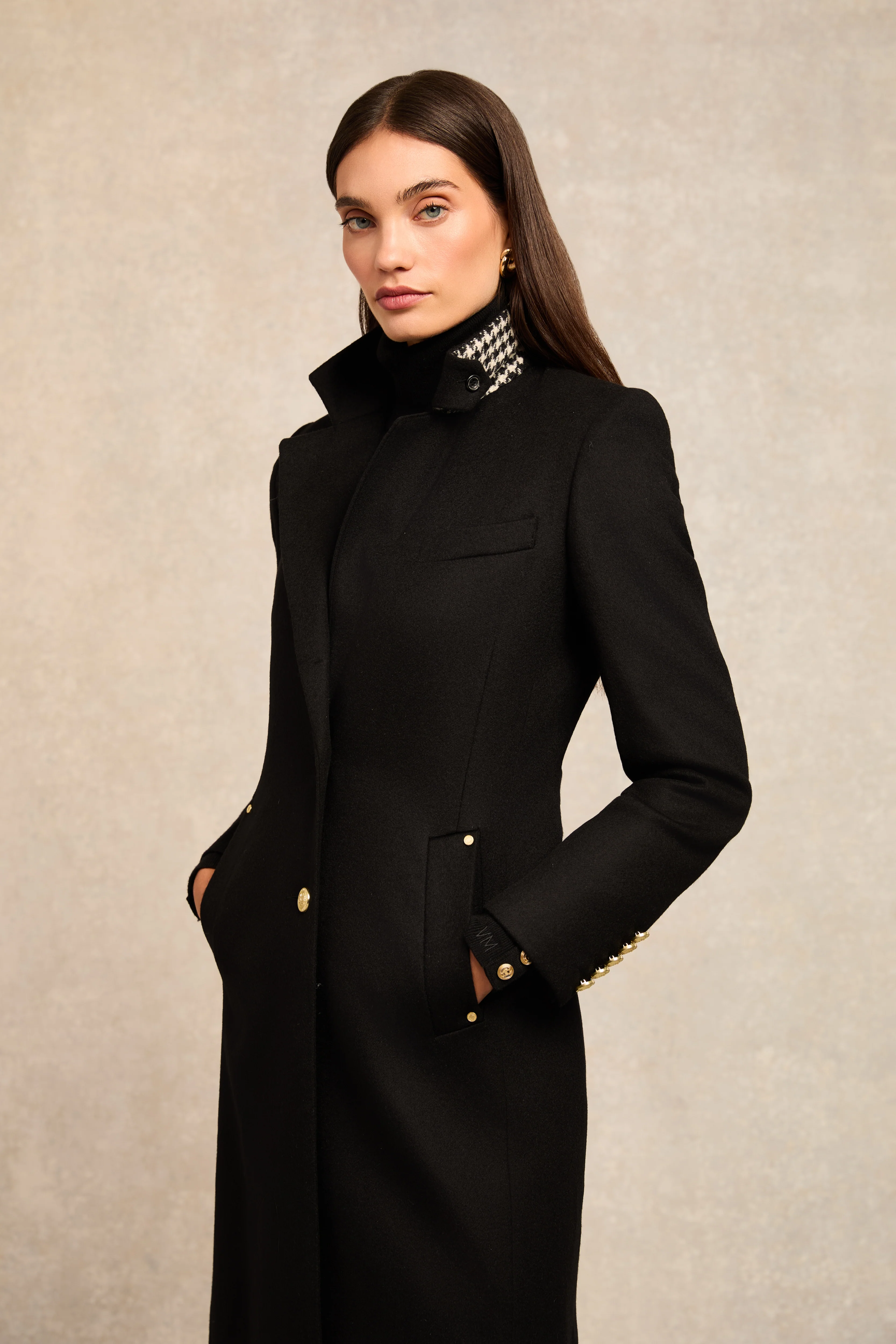 Full Length Regency Coat (Soft Black)
