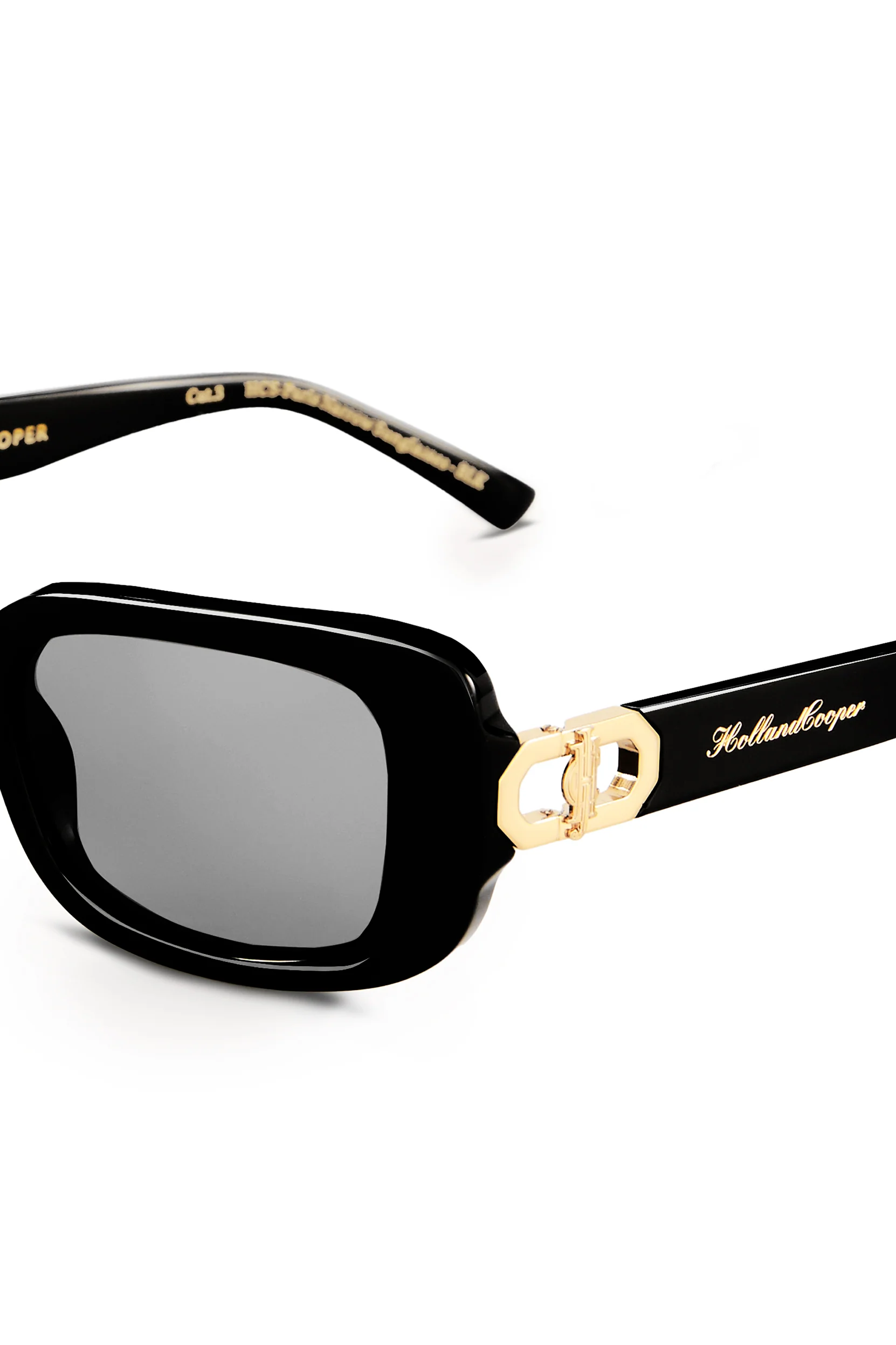 Paris Narrow Sunglasses (Black)