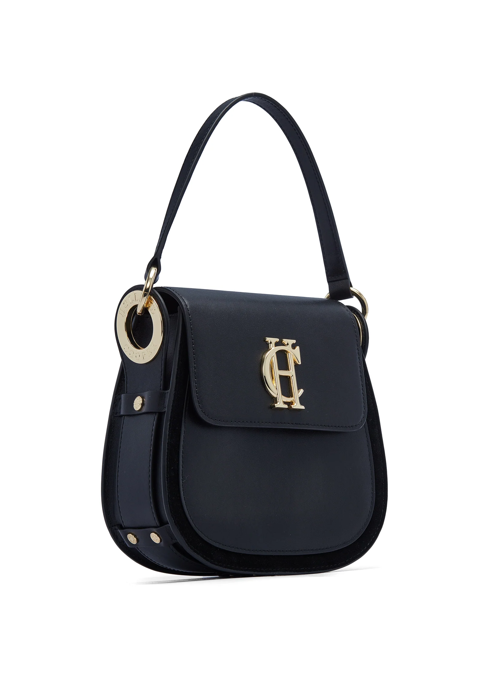Chelsea Saddle Bag (Soft Black)