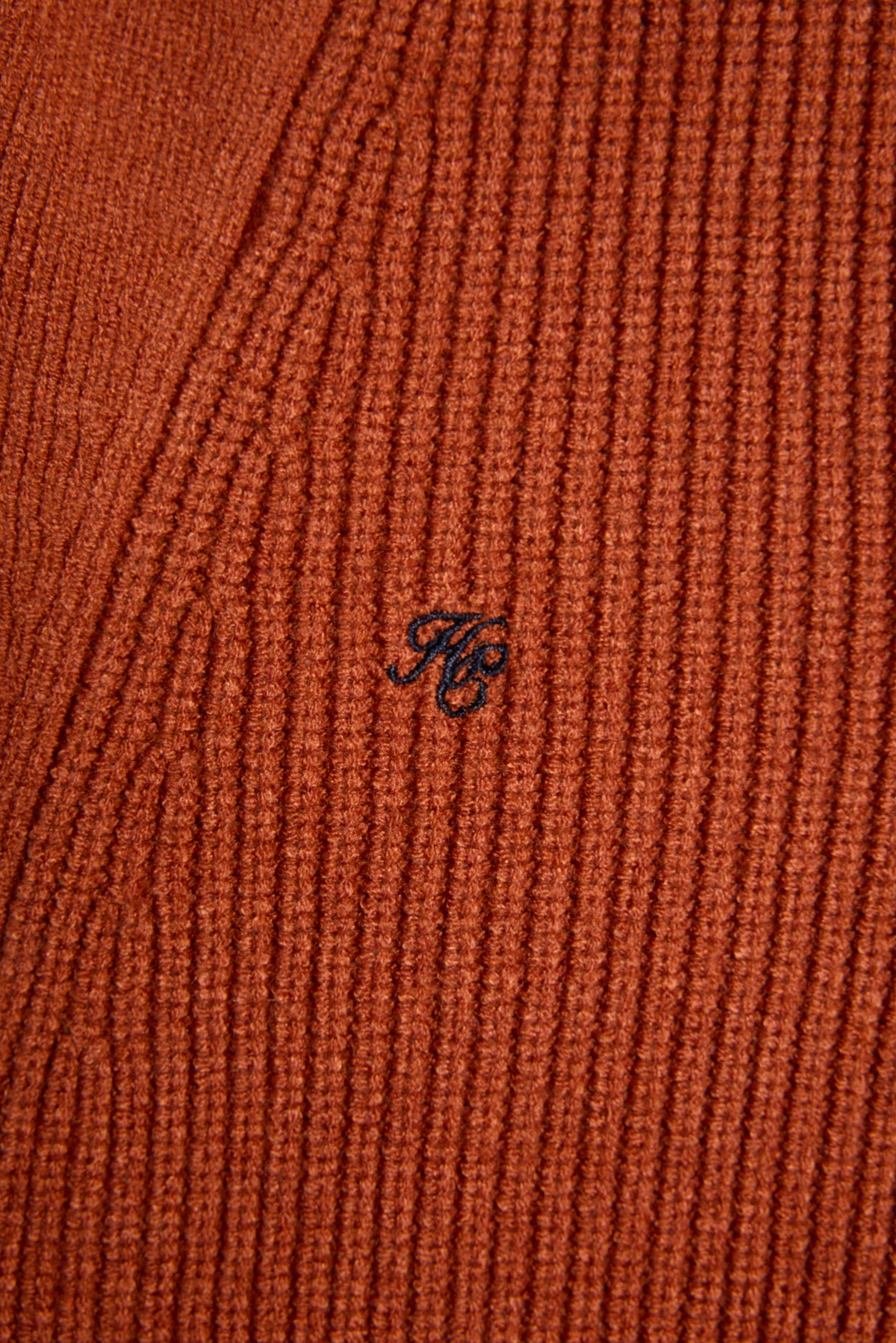 Jessica Quarter Zip Knit (Caramel)