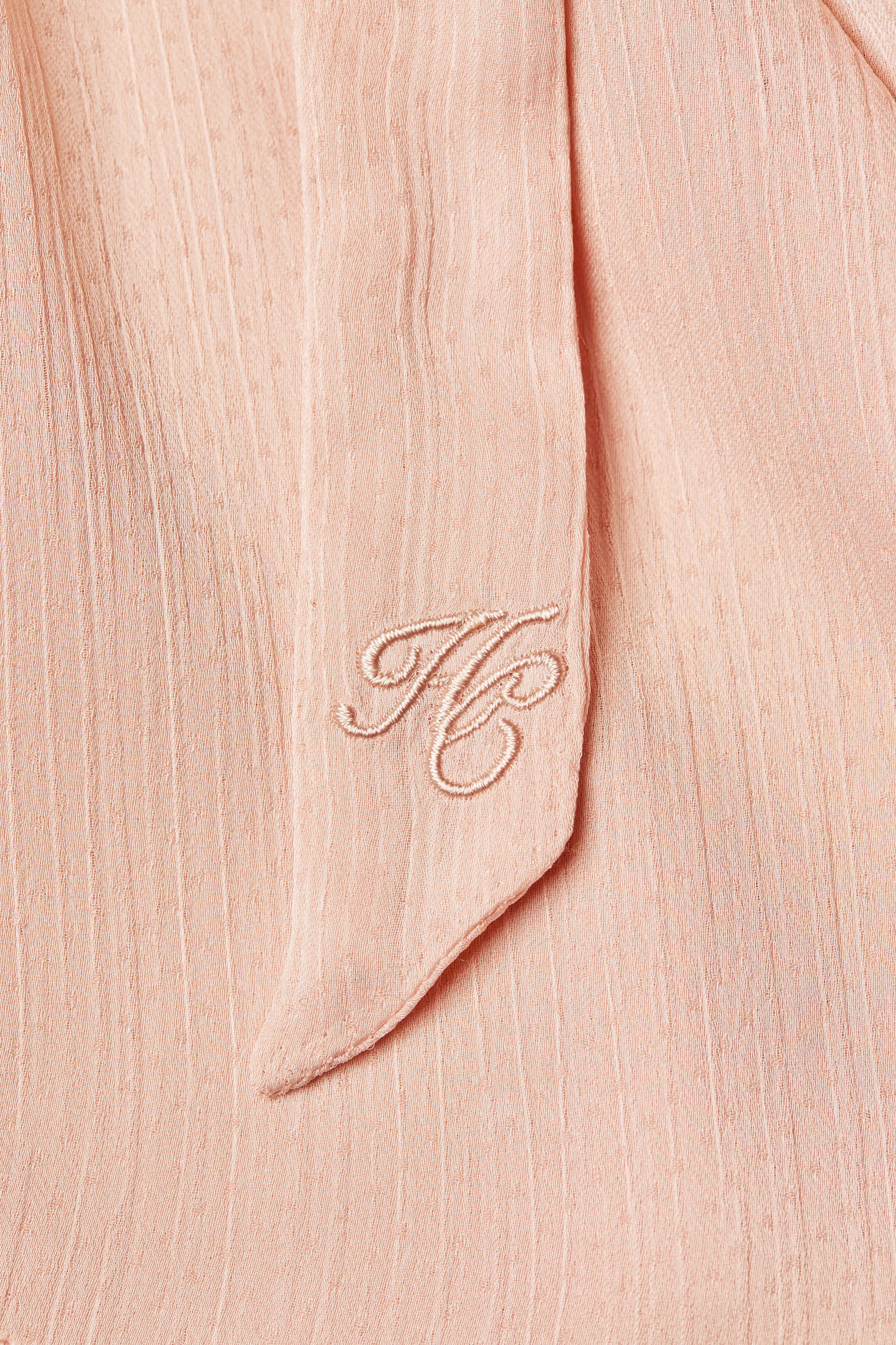 Rebecca Ruffle Blouse (Blush)