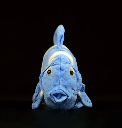 Atlantic Blue Tang Fish Soft Stuffed Plush Toy