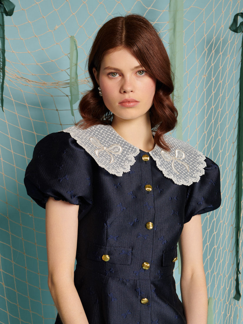 Buoy Jacquard Mini Dress