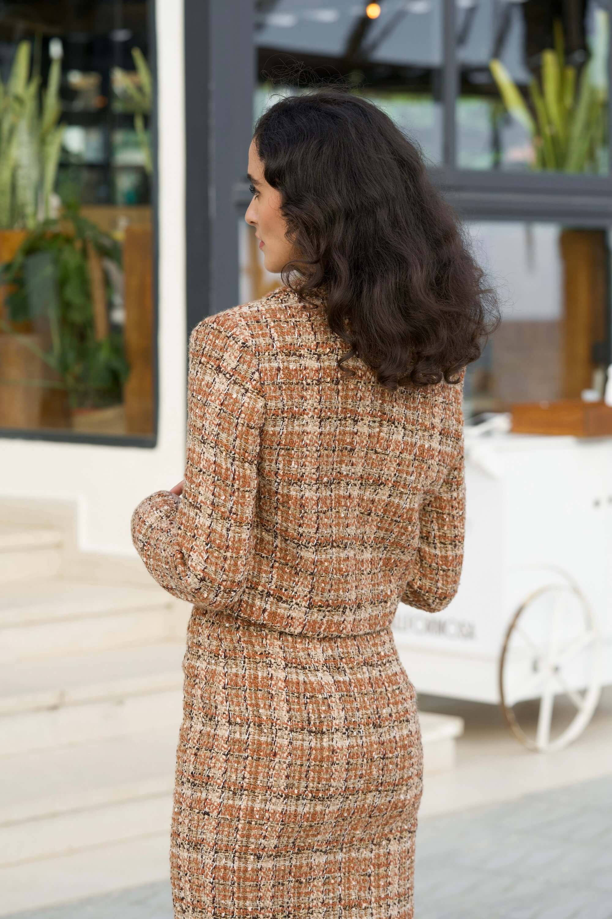 Madina Tweed Two Piece