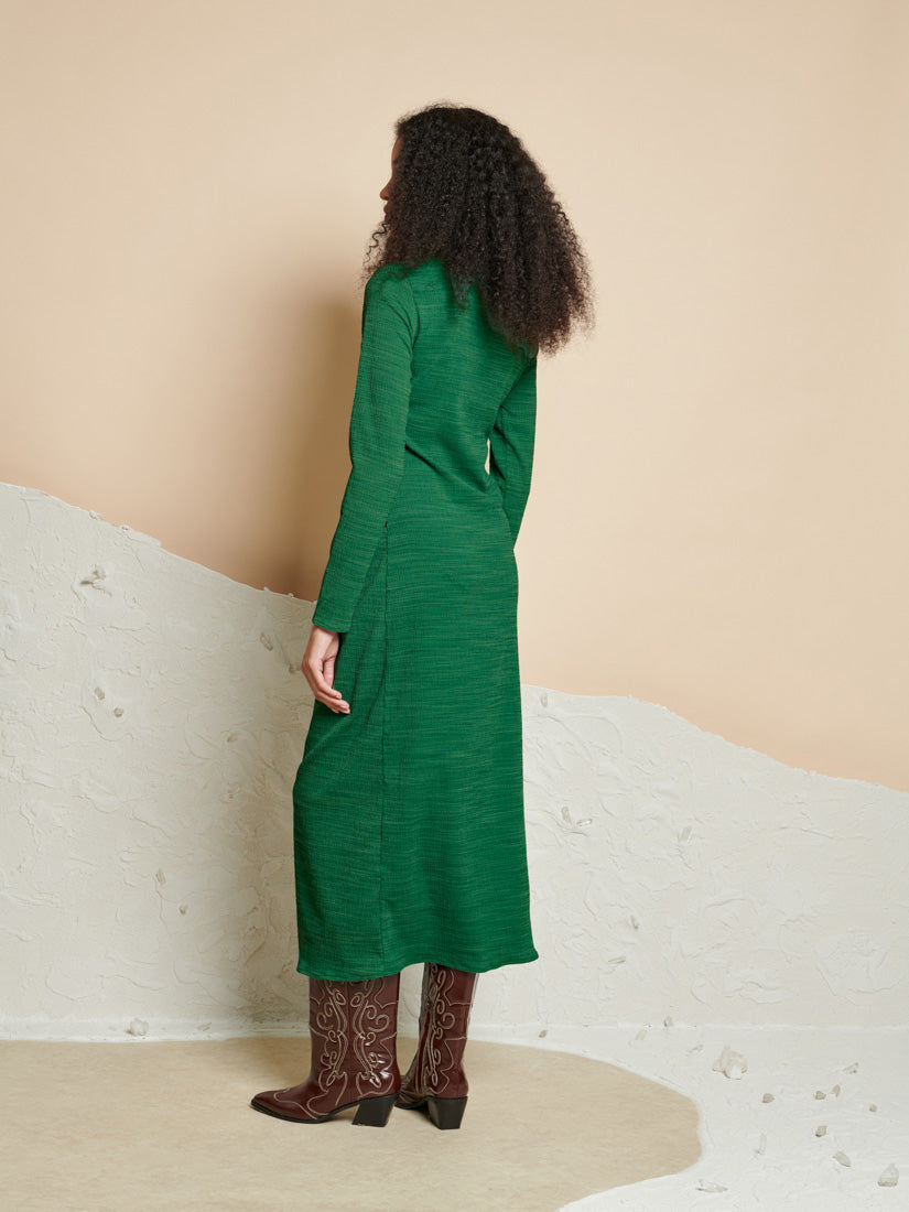 Isra Drawstring Midi Dress