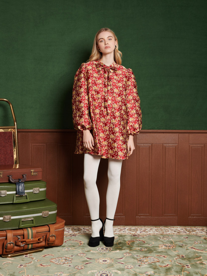 Odyssey Jacquard Mini Dress