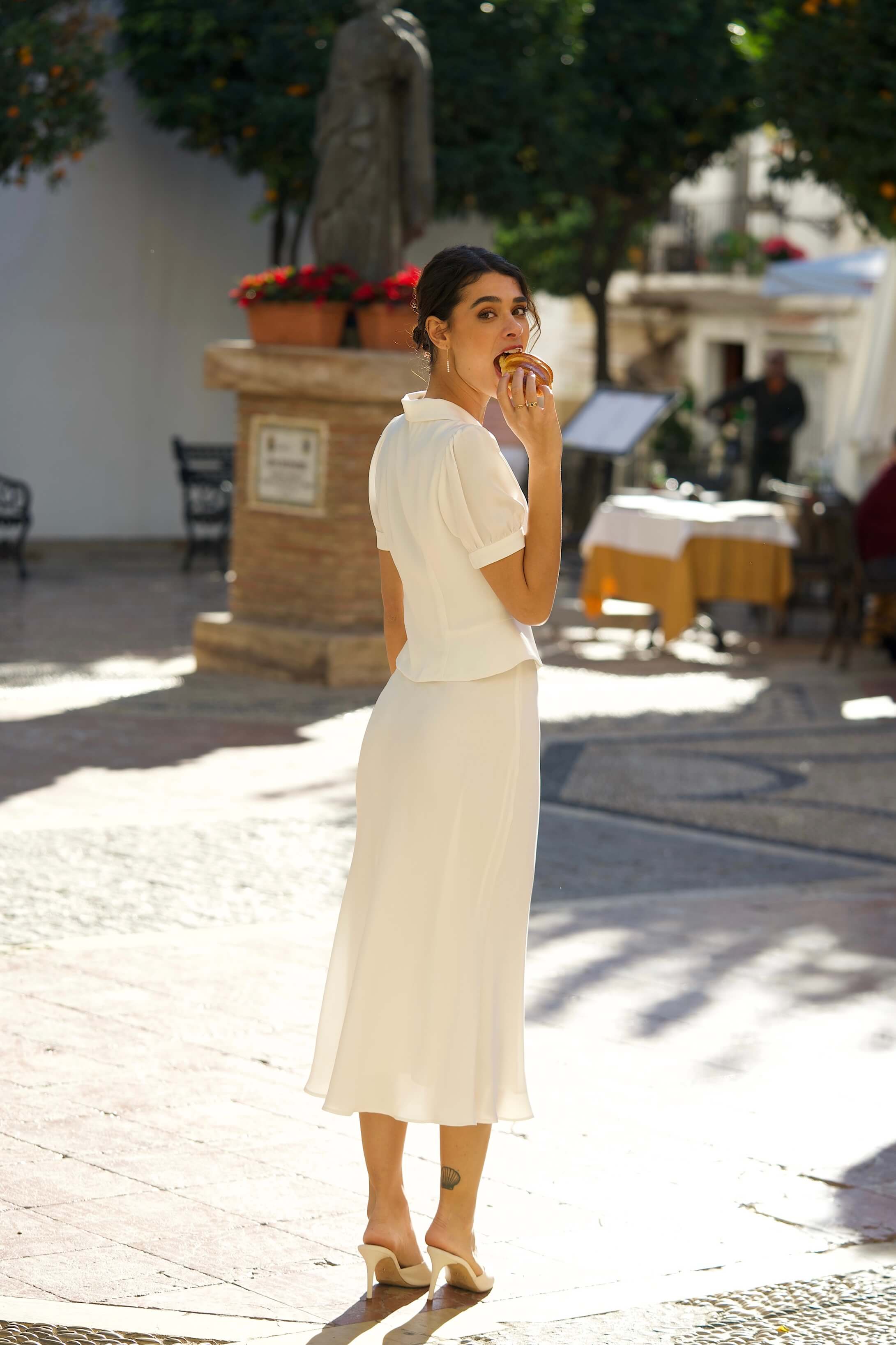 Talia Silk Two-Piece