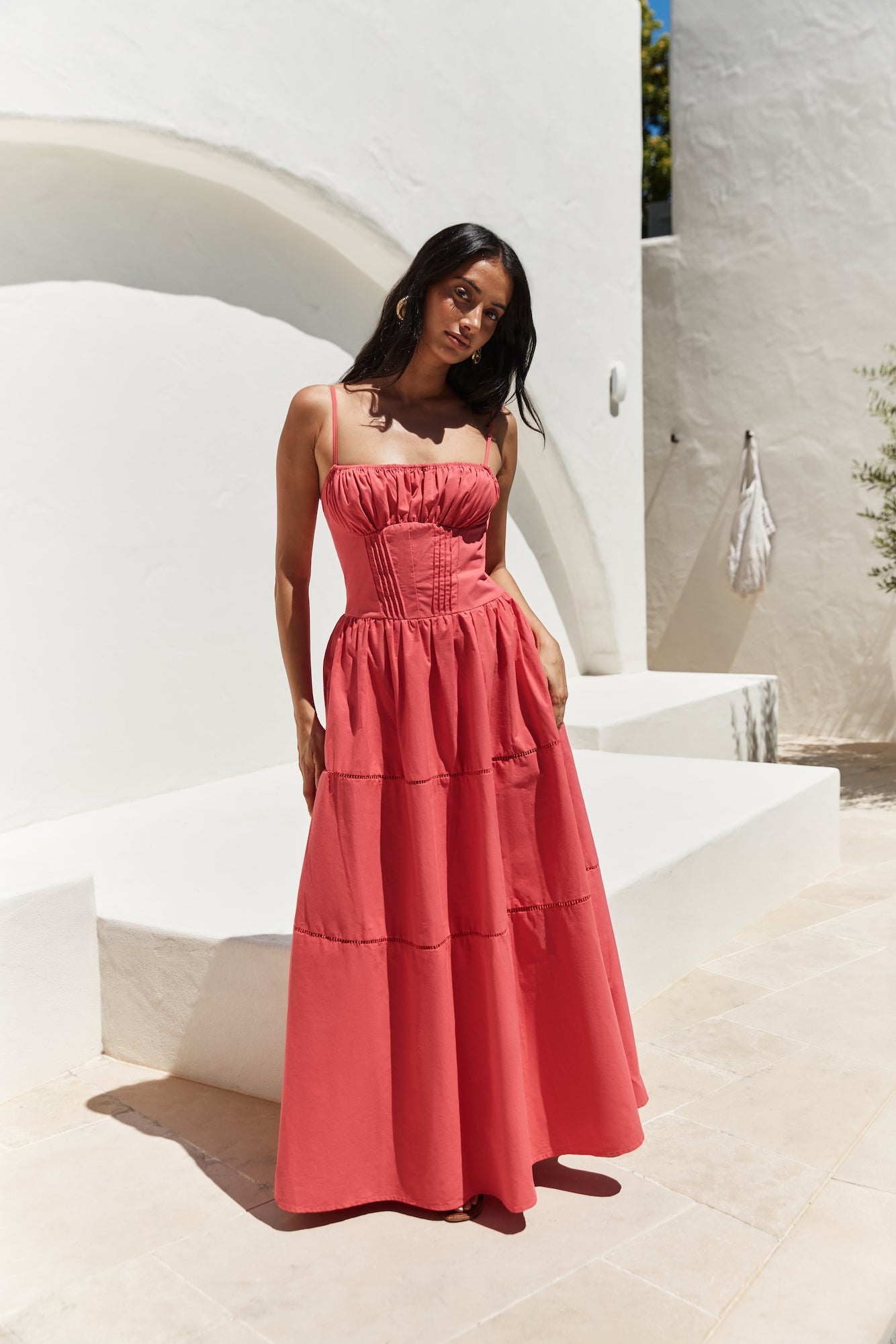 Mandy More Maxi Dress Red
