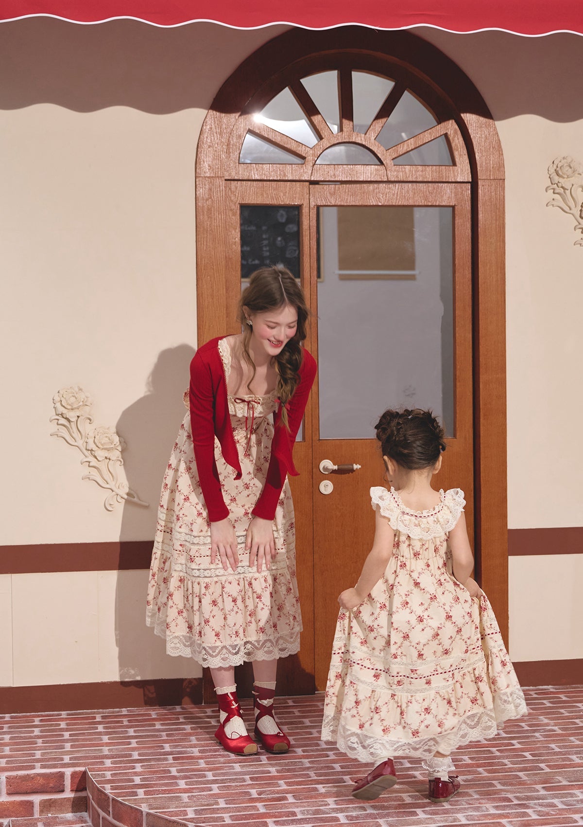 Toddler Girl Red Garnet Dress