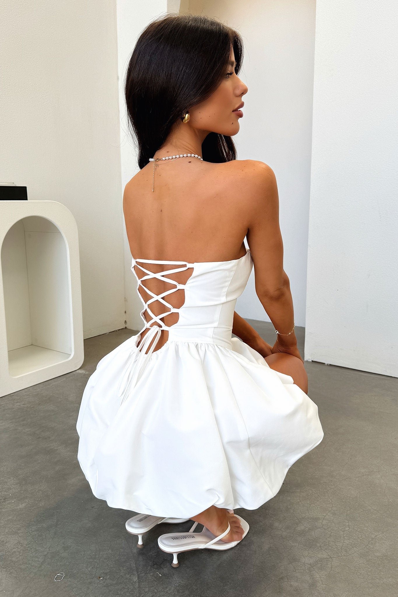 Bluebell Dress - White