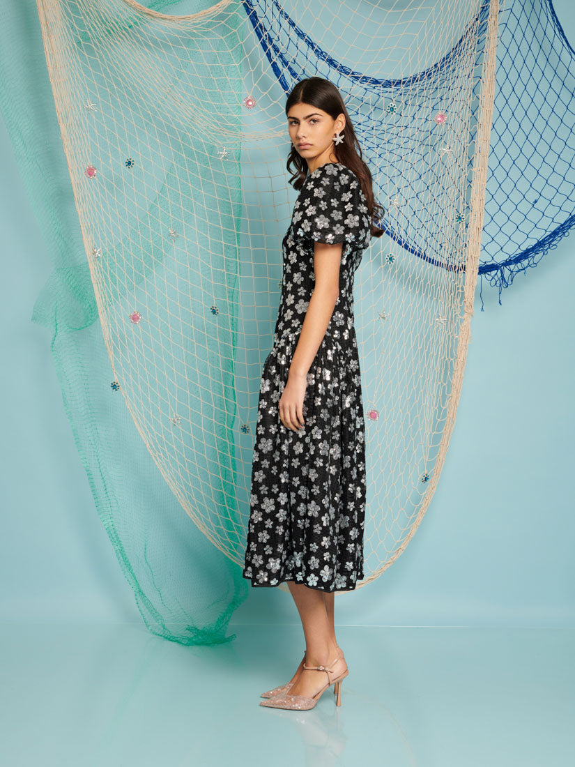 Starboard Sequin Midi Dress