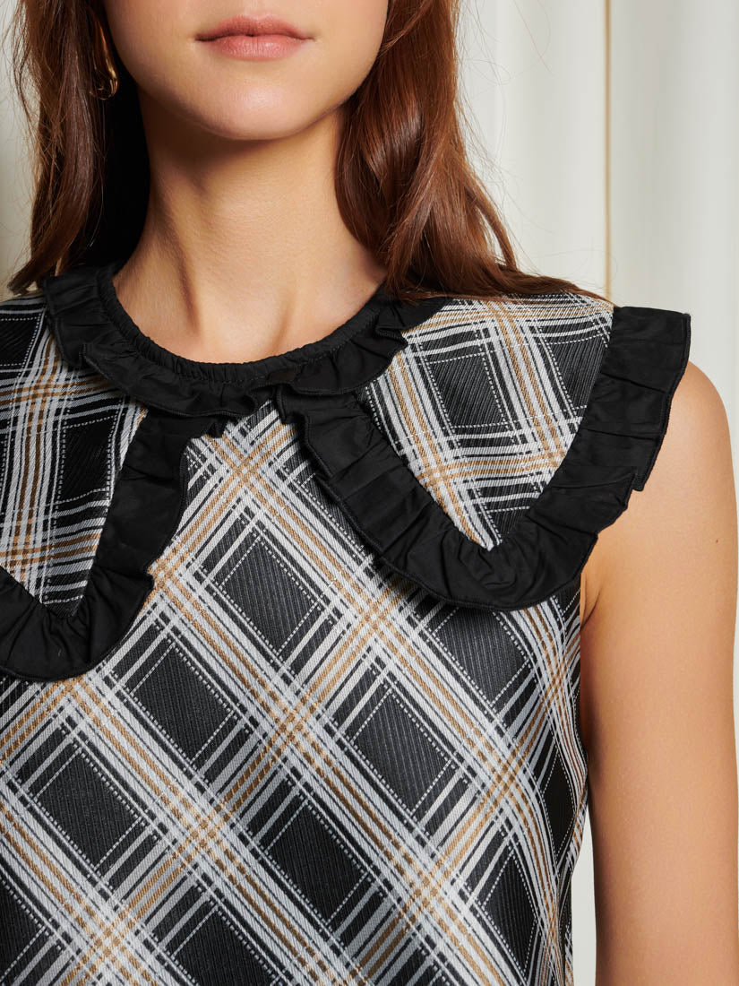 Morven Check Mini Dress