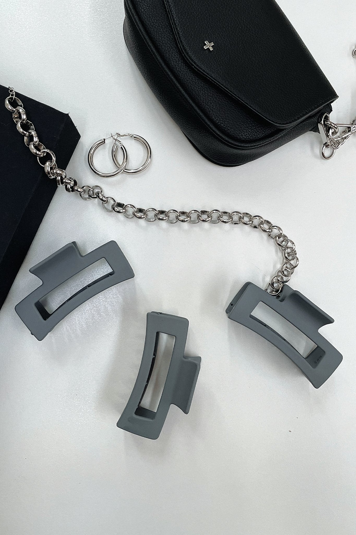 Mika Claw Clip - Grey