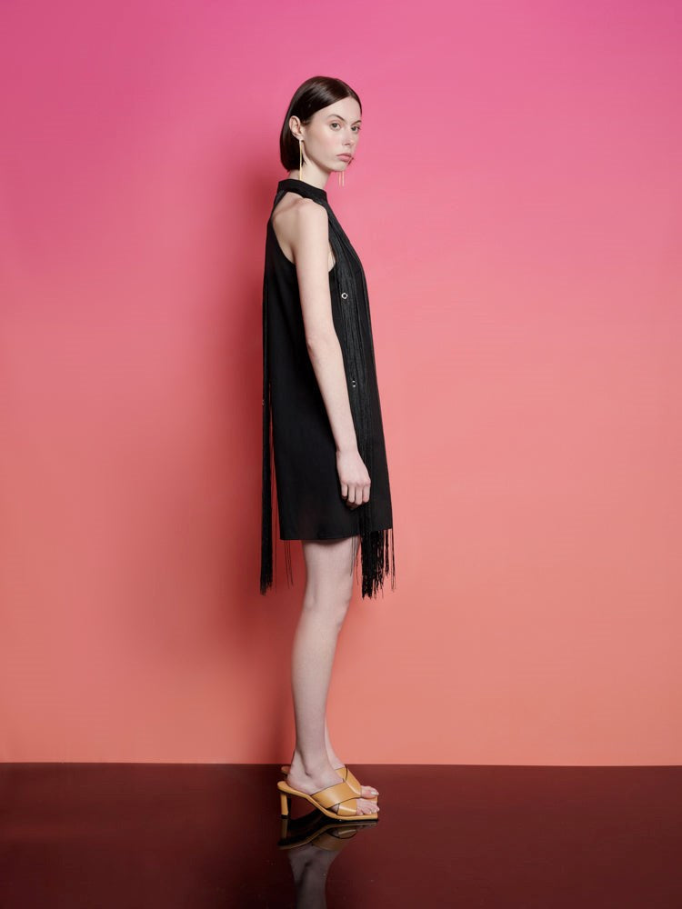 Frida Fringe Mini Dress