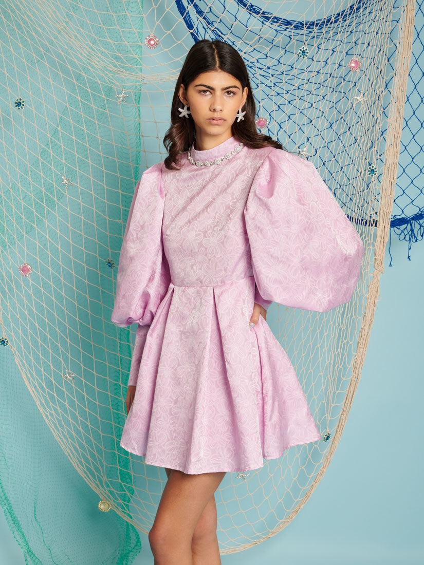 Isla Jacquard Mini Dress