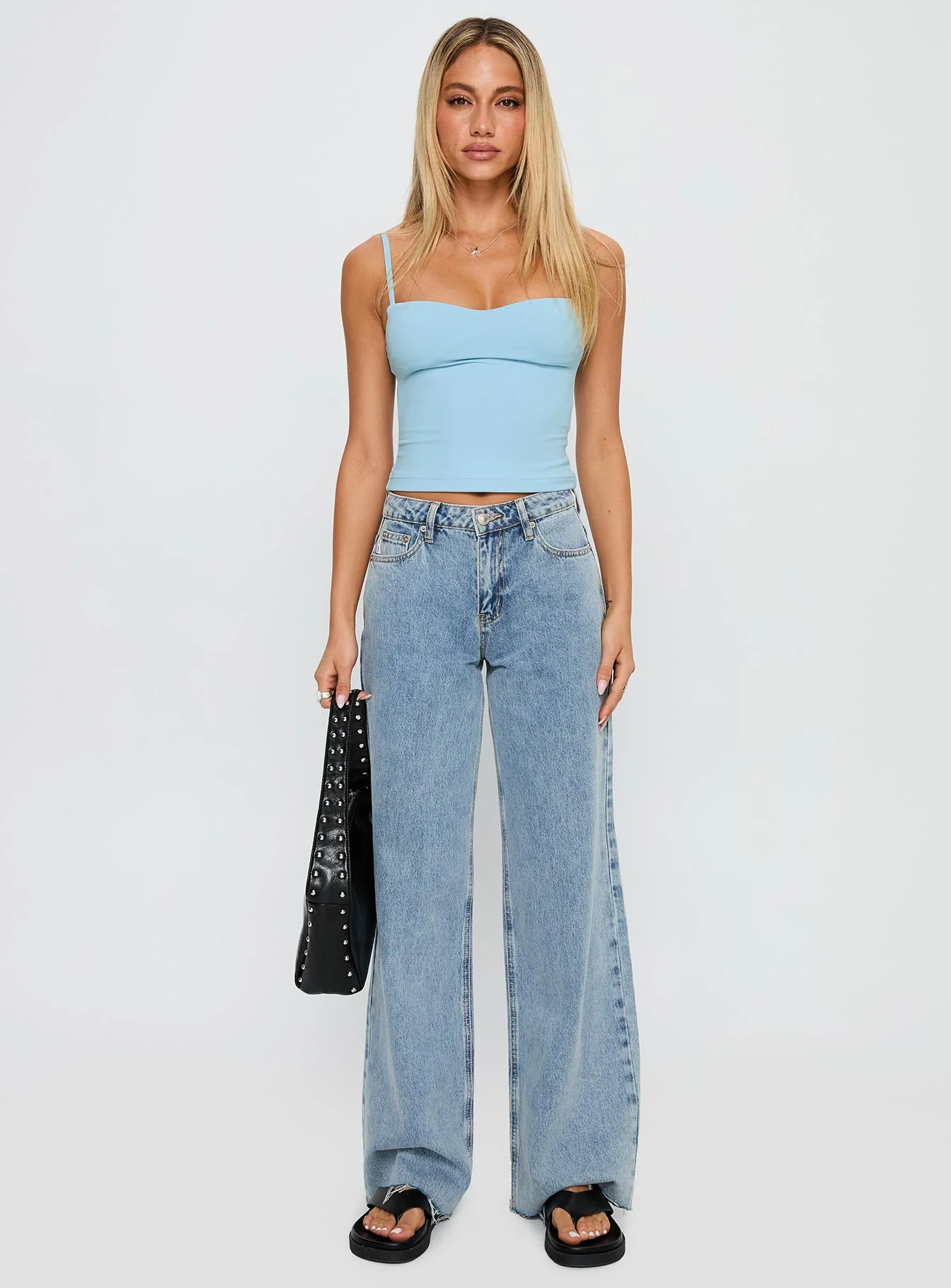 Evanda Top Light Blue