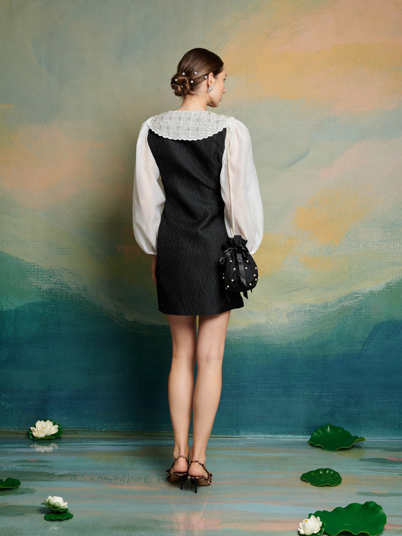 Dusk Jacquard Mini Dress