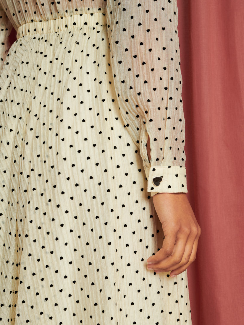 Dove Hearts Maxi Dress