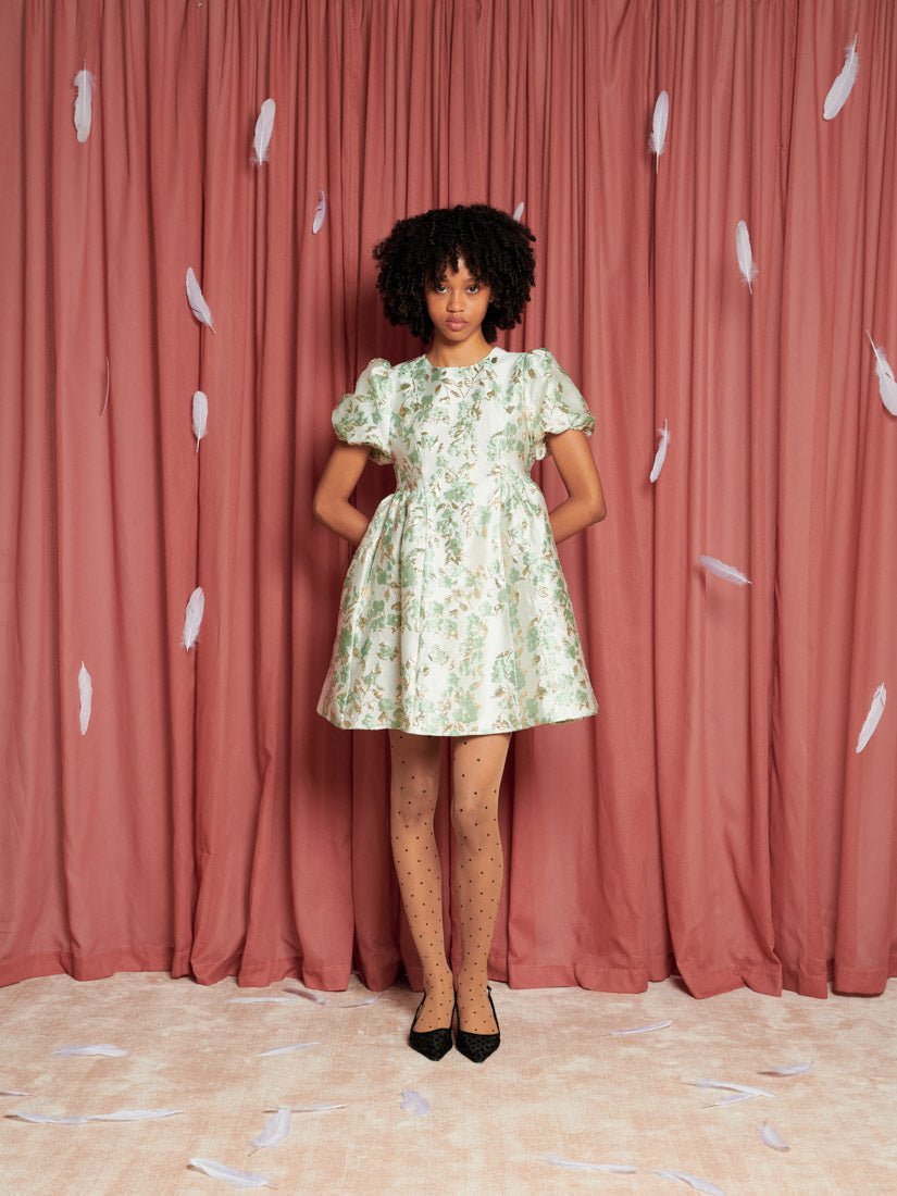 Eider Jacquard Mini Dress