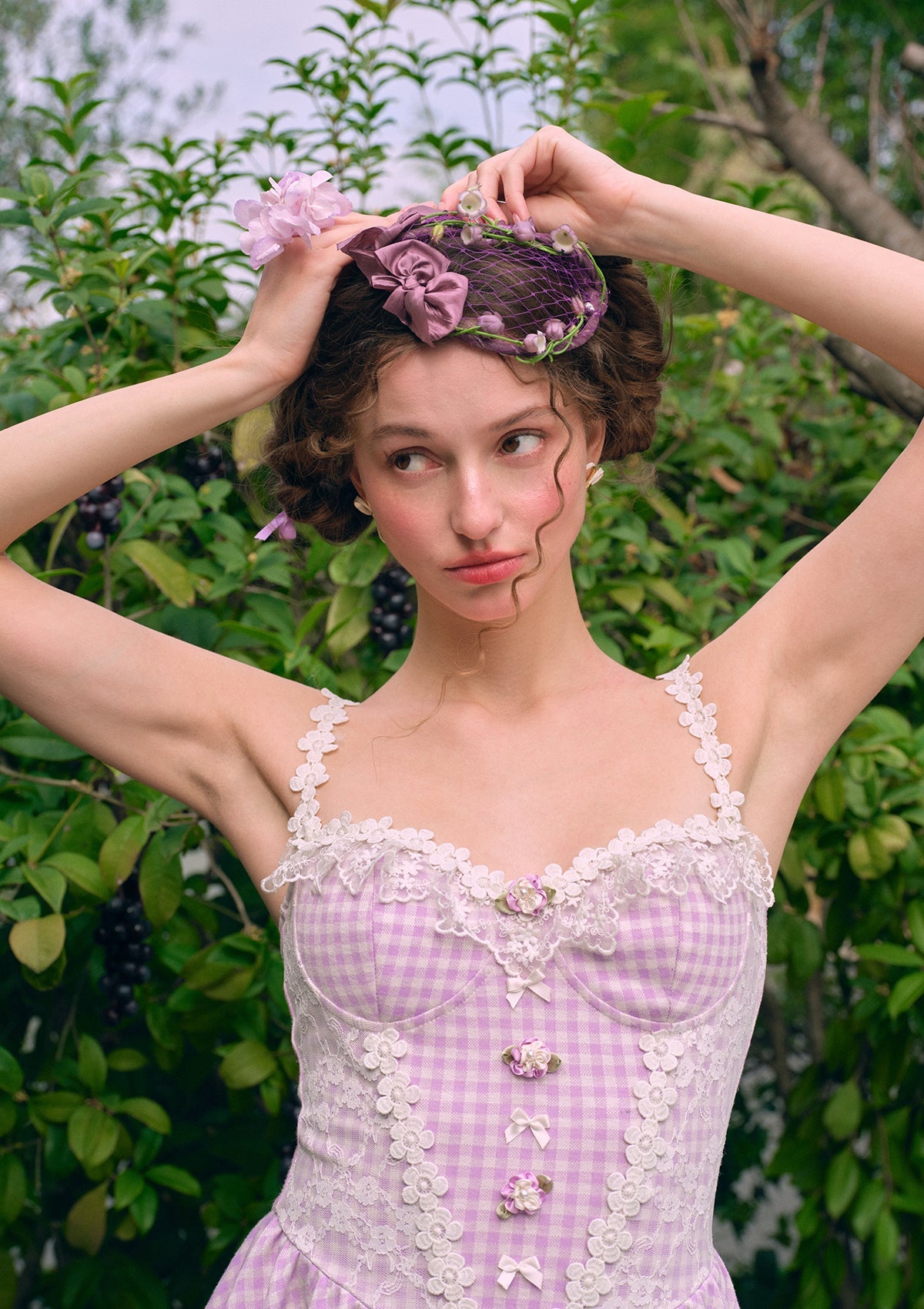 Cottage Hyacinth Corset Dress