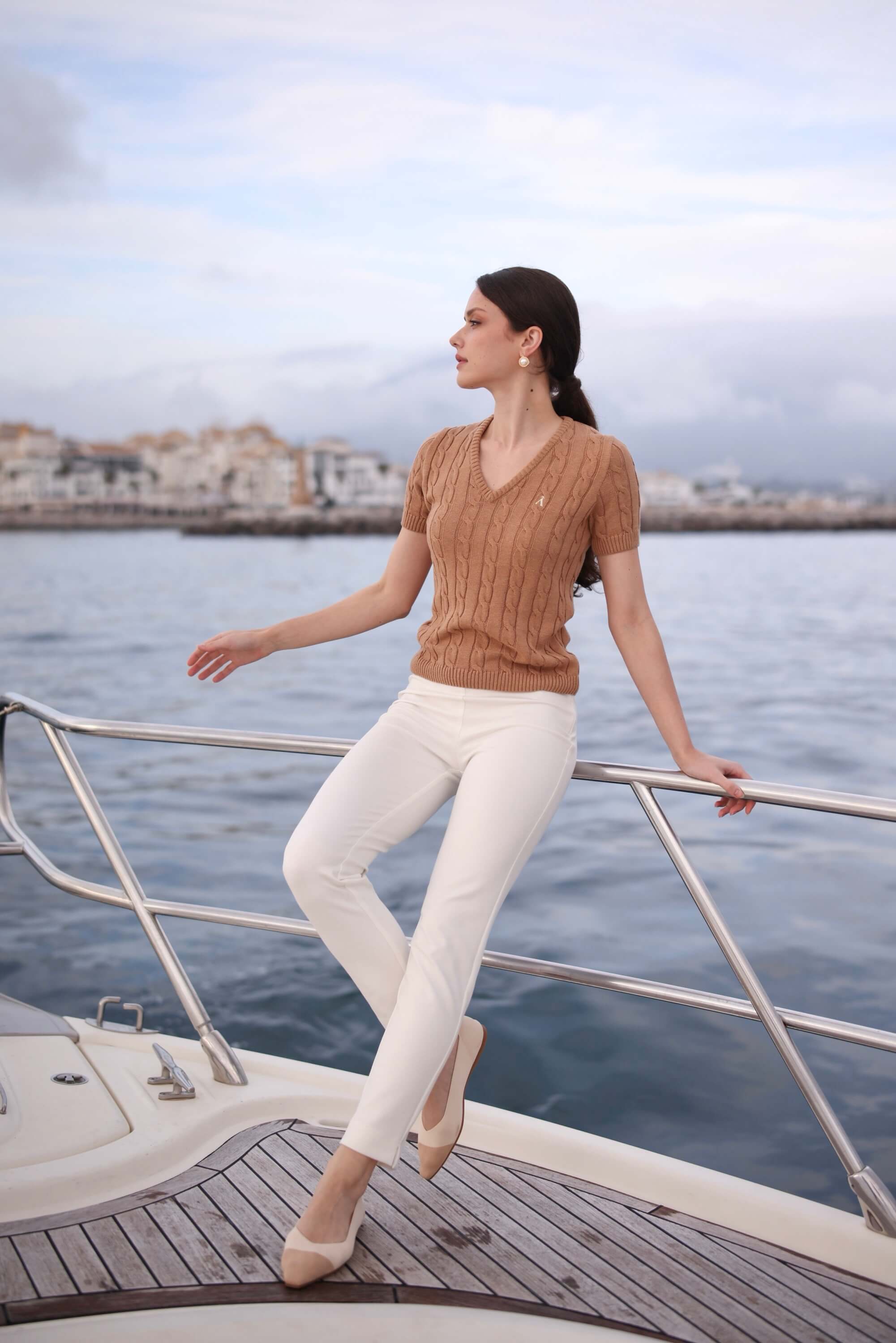 Talina Cable Knit Top