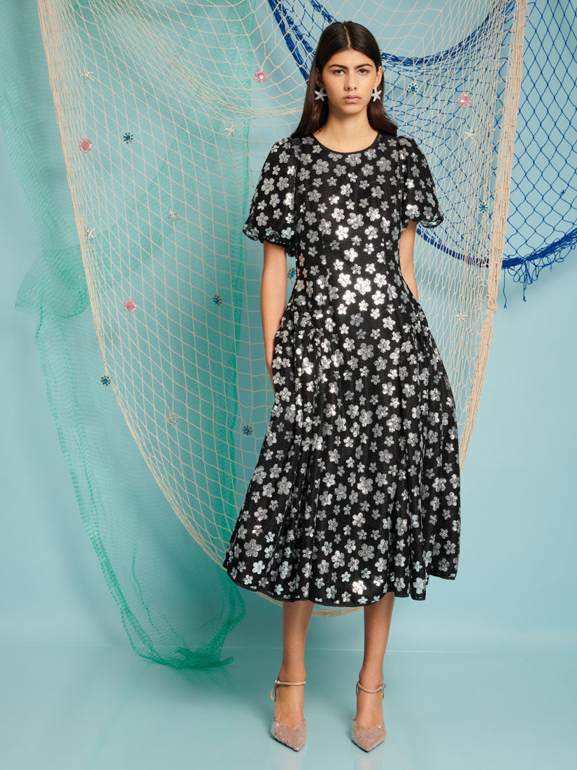 Starboard Sequin Midi Dress