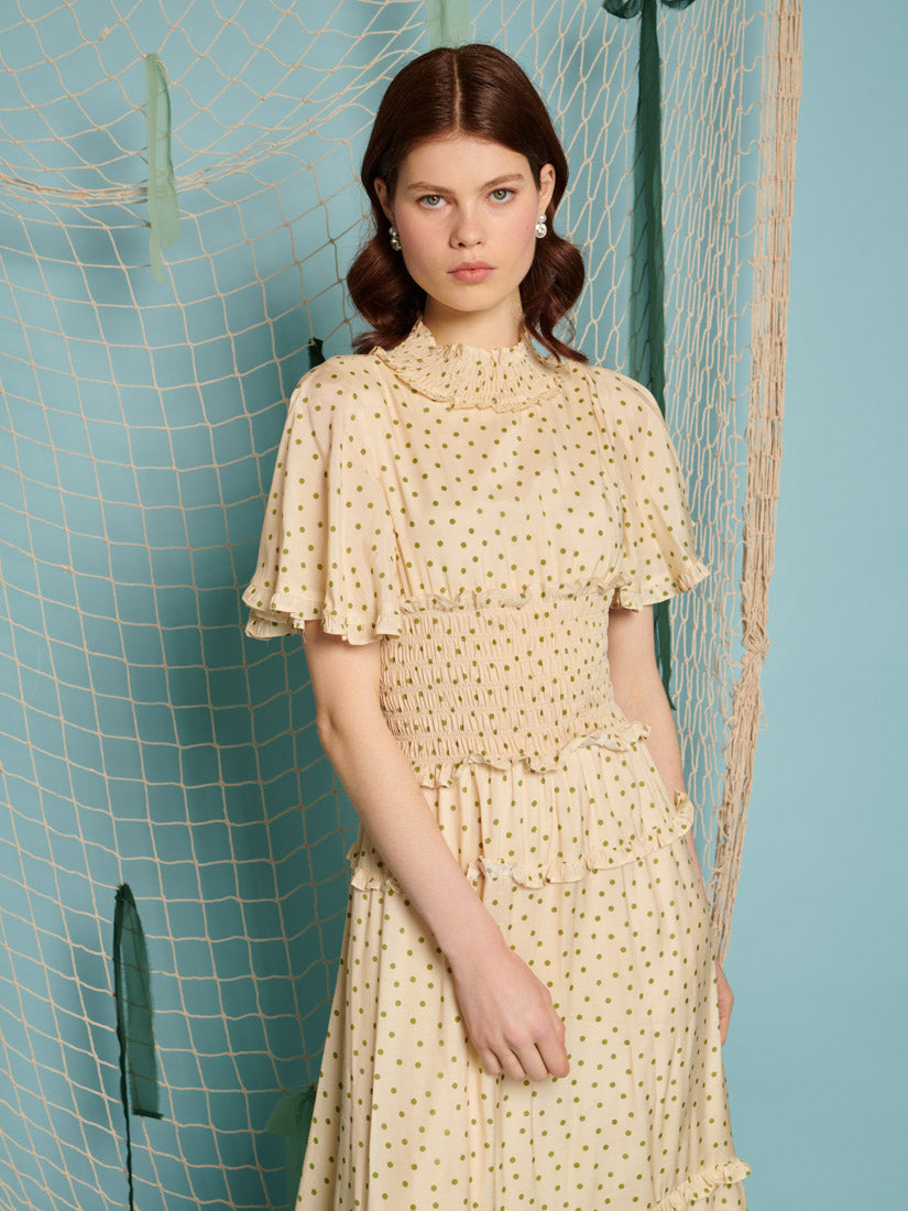 Perch Polka Dot Maxi Dress