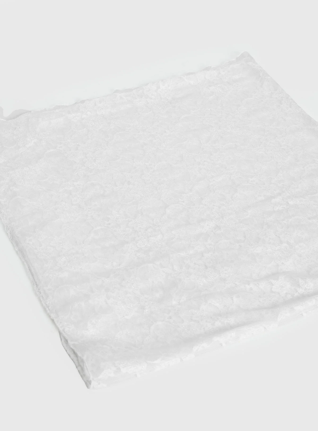 Nellie Hair Scarf White Lace