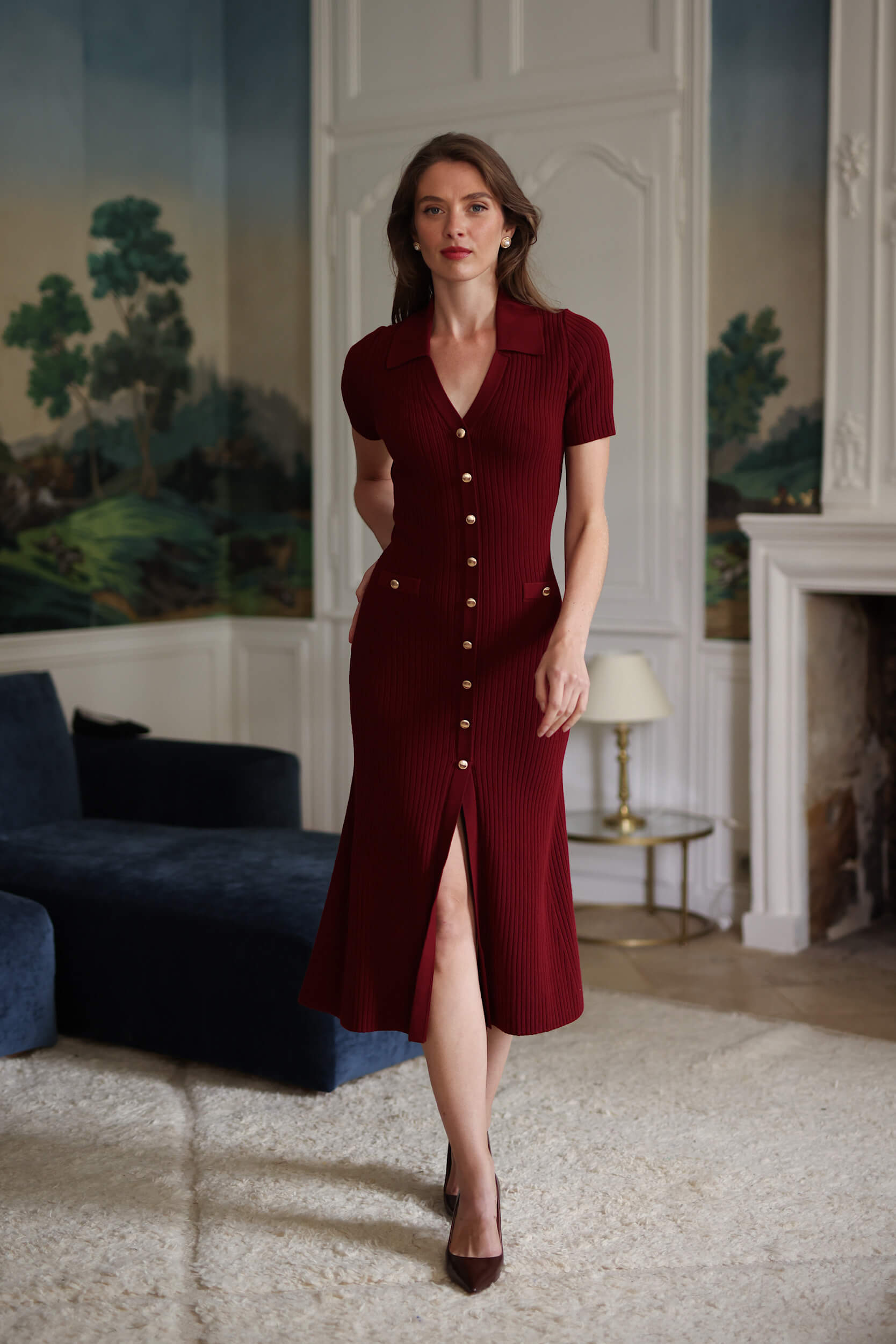 Lizette Midi Knit Dress