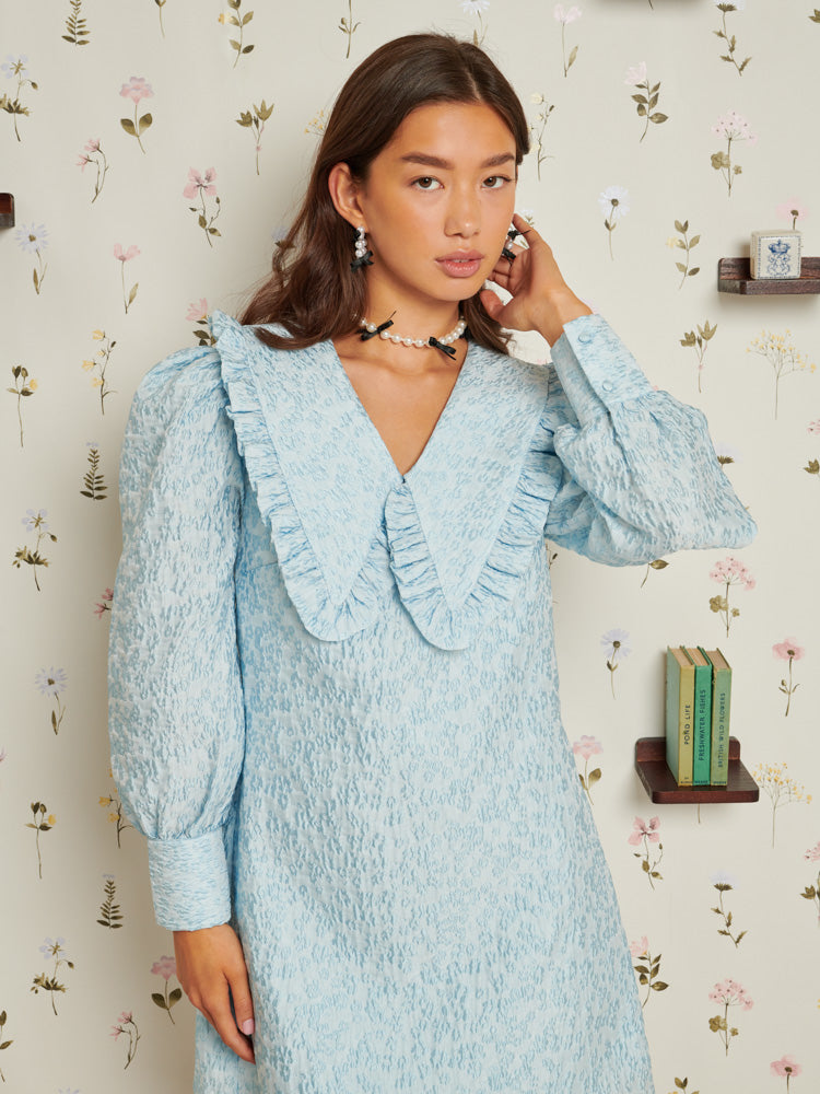 Keepsake Jacquard Mini Dress