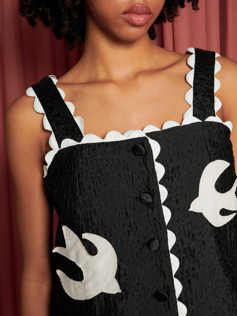 Swallow Hearts Mini Dress