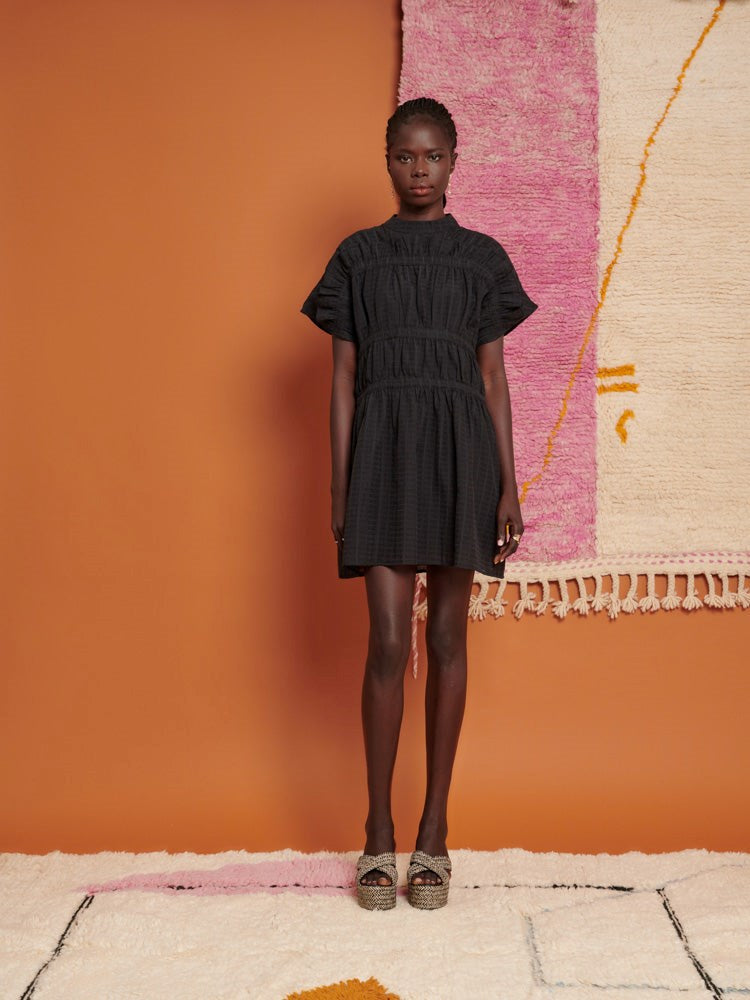 Yasmin Ruched Mini Dress