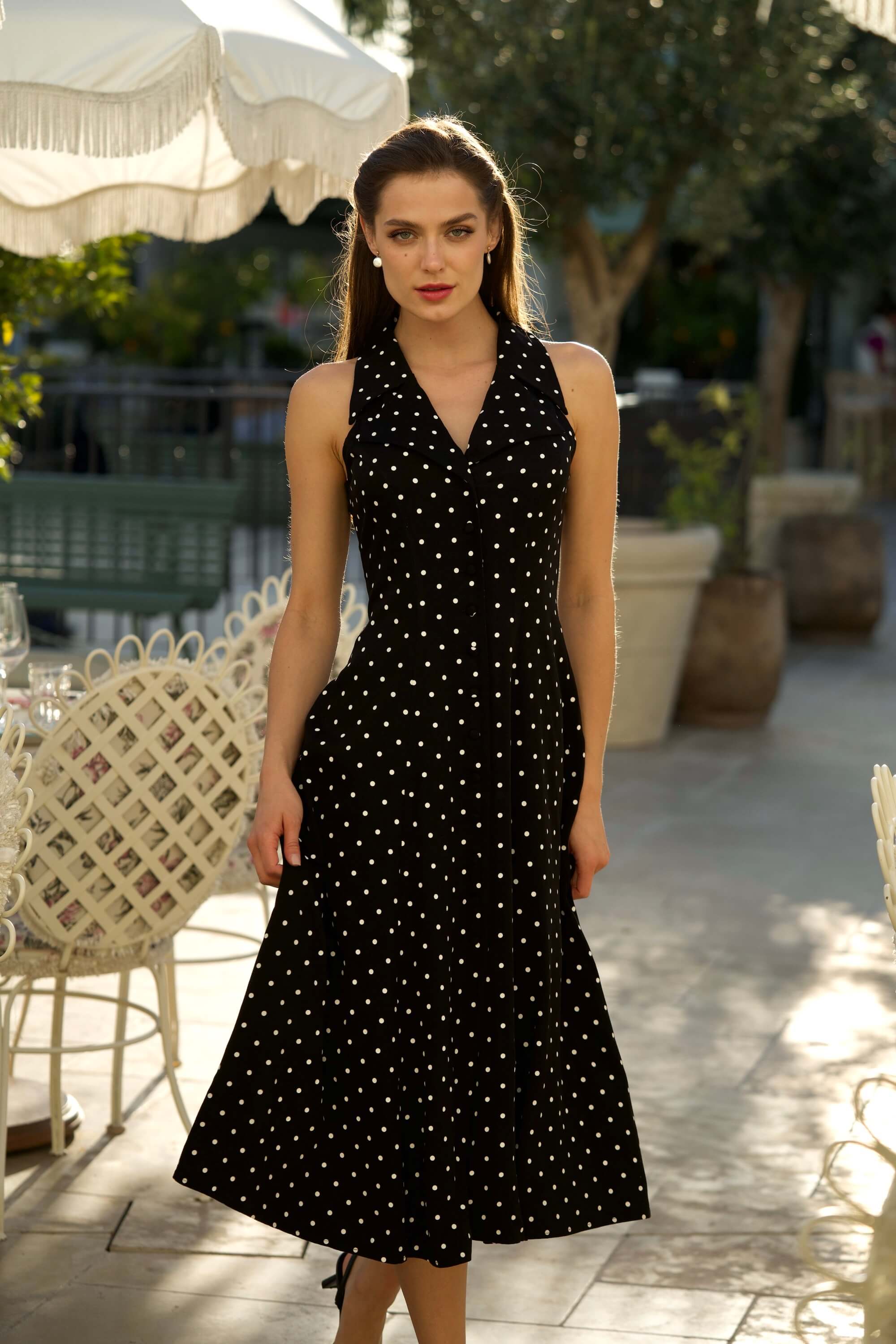 Clarice Polka Dot Dress
