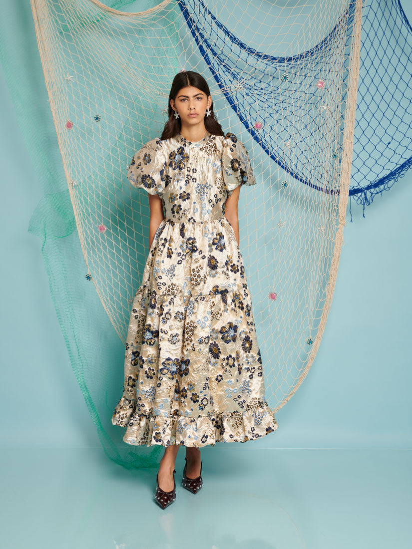 Carp Floral Maxi Dress