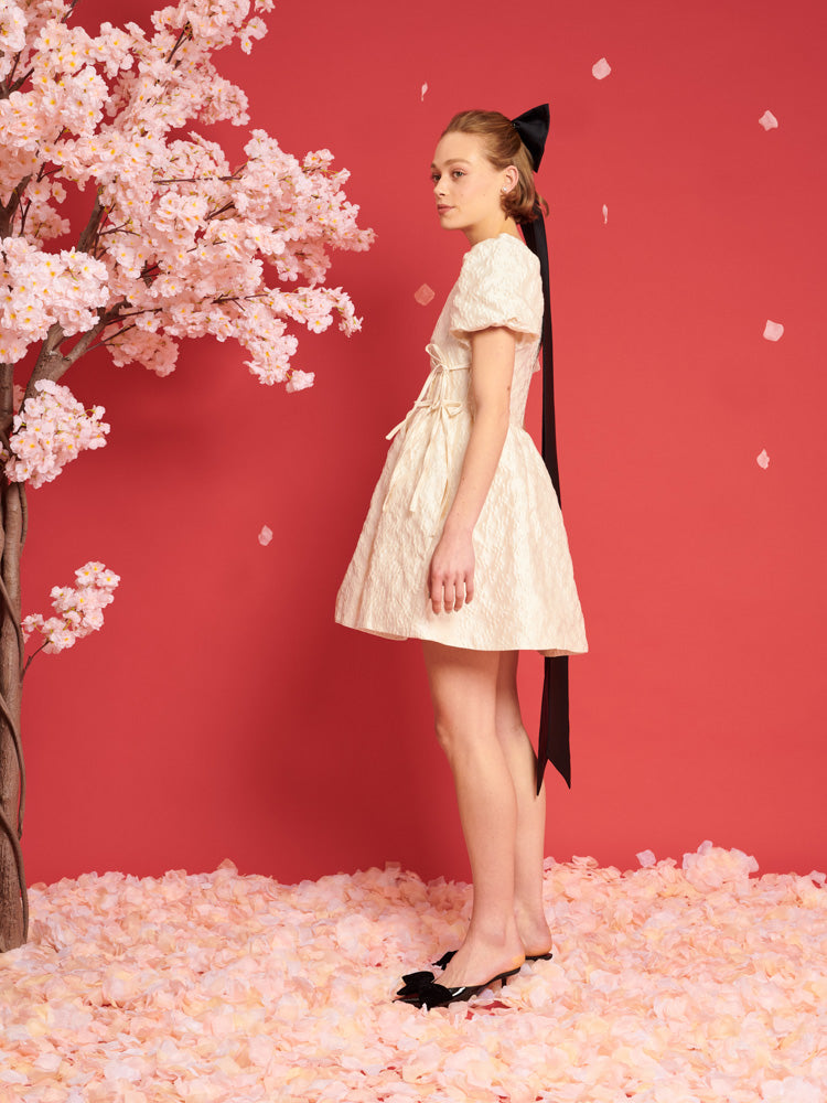 Lilith Jacquard Wrap Dress