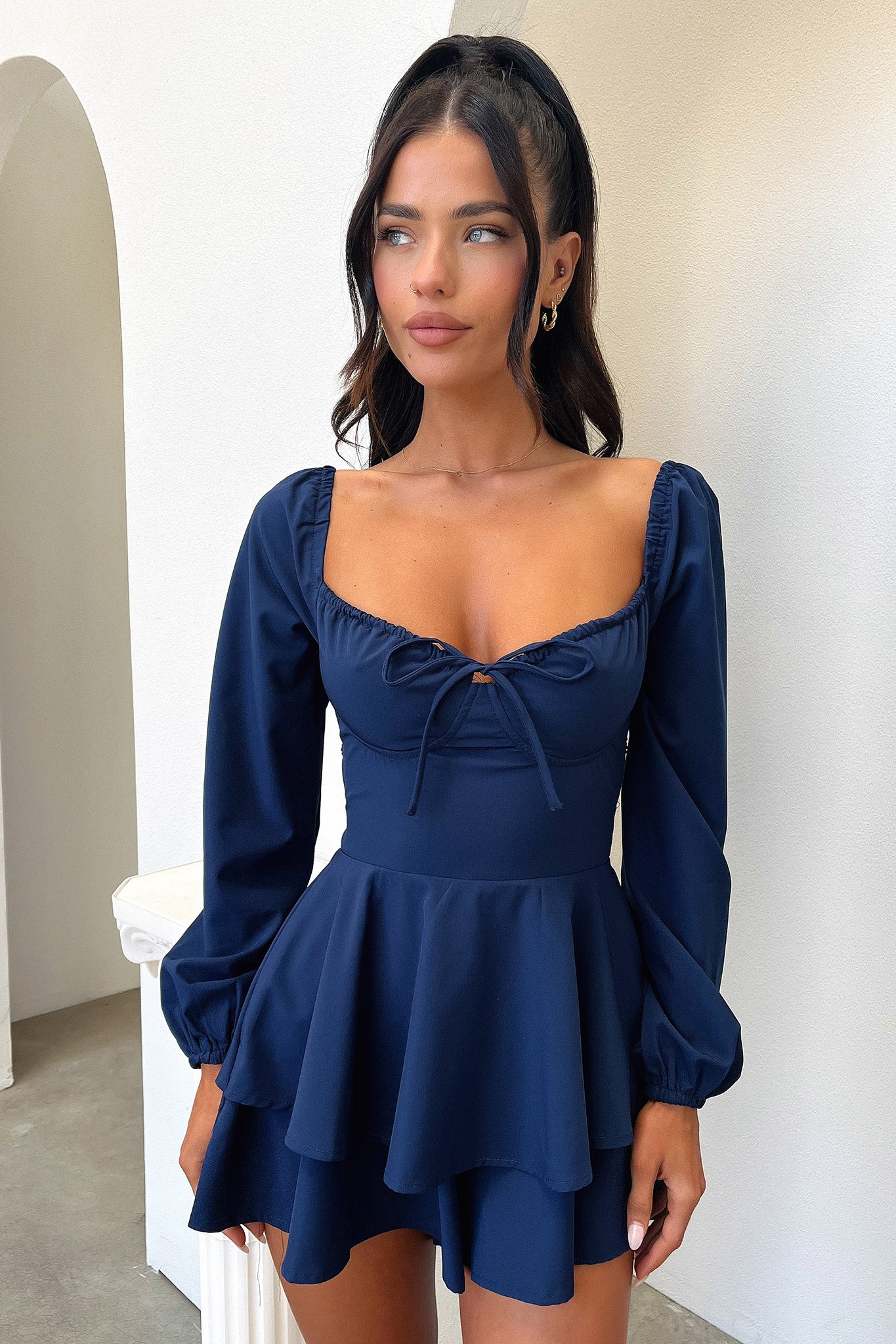 Mila Playsuit - Navy