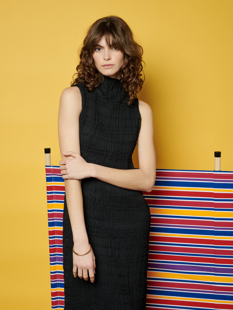 Bridget Ruched Midi Dress