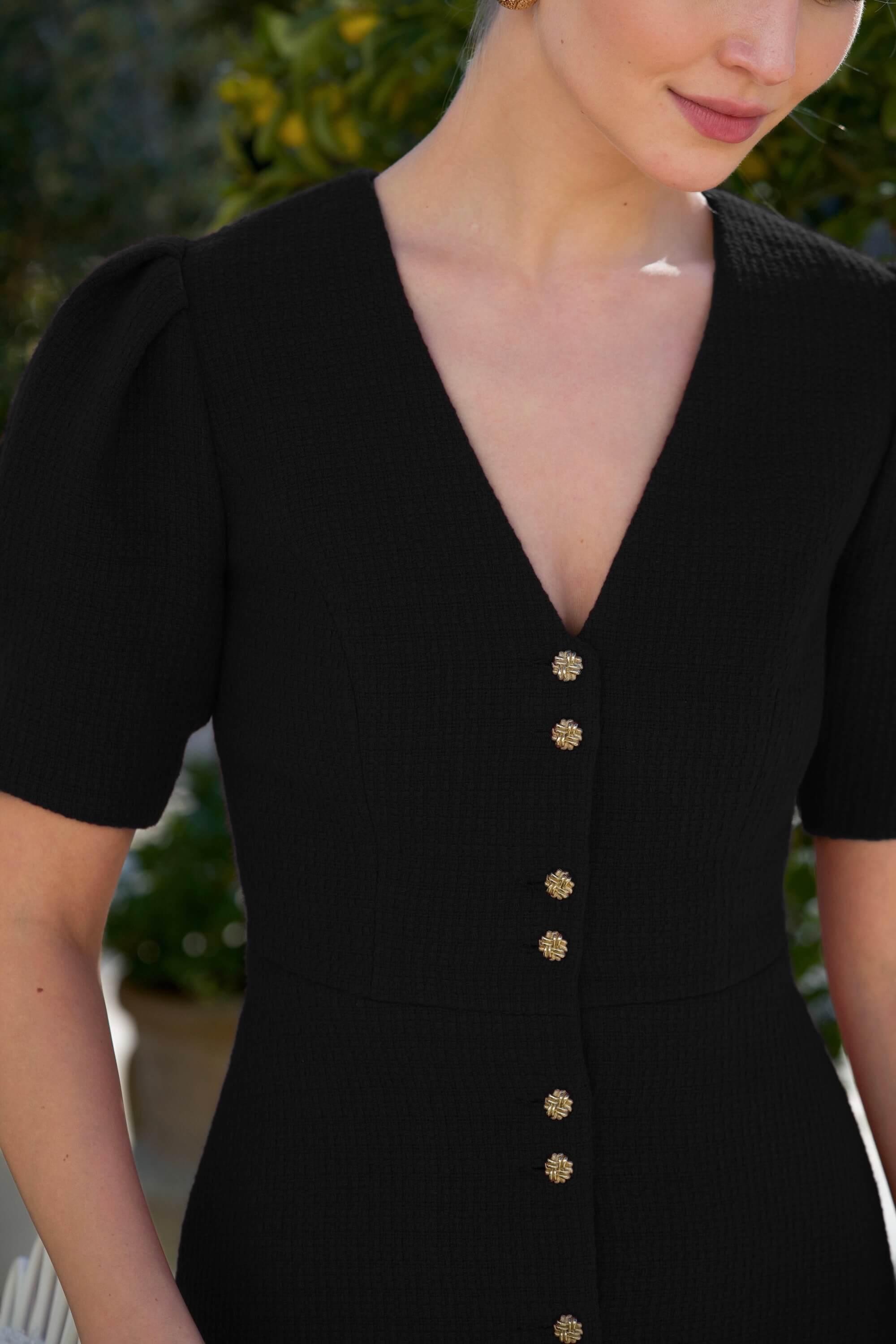 Matilda Cotton Tweed Dress