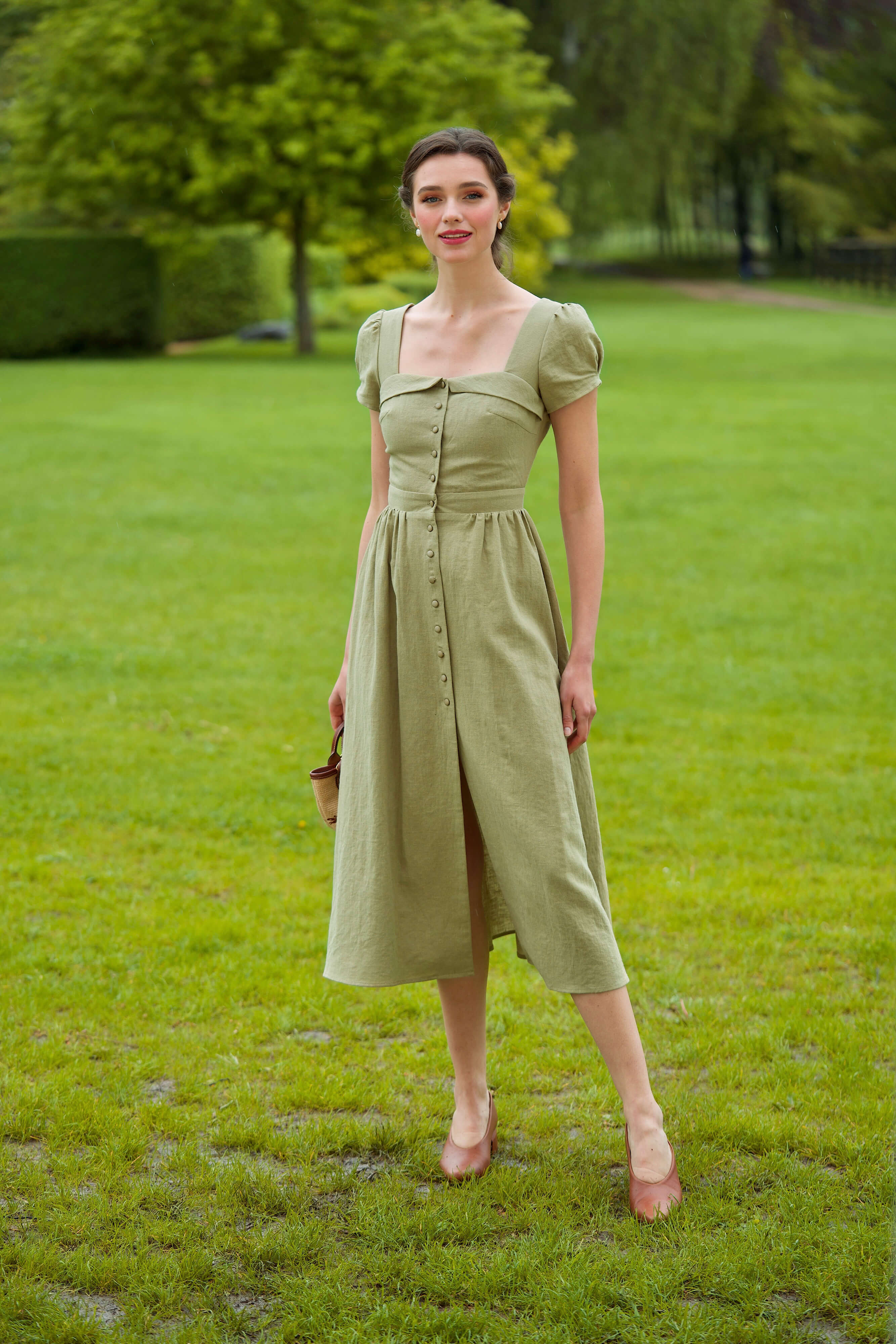 Estelle Linen Dress