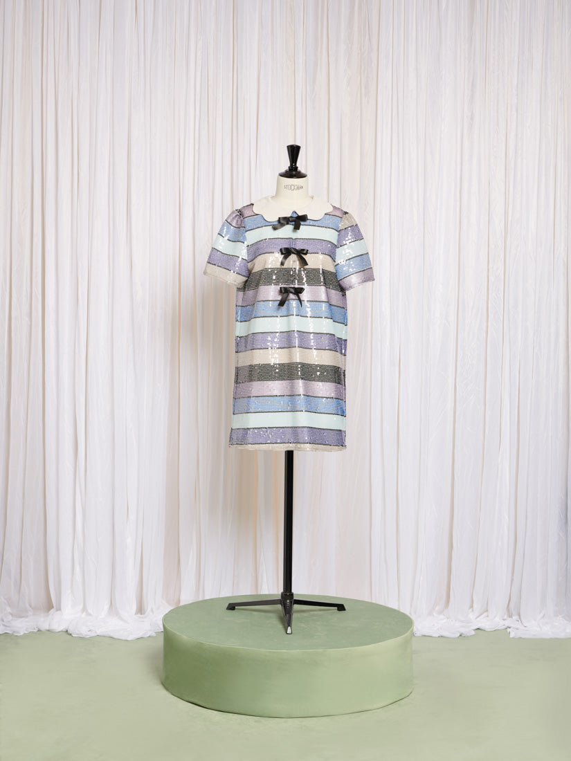 Orchid Sequin Mini Dress