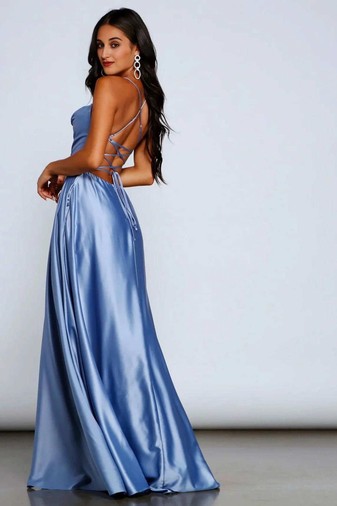 Marixa Formal Lace-Up A-Line Dress