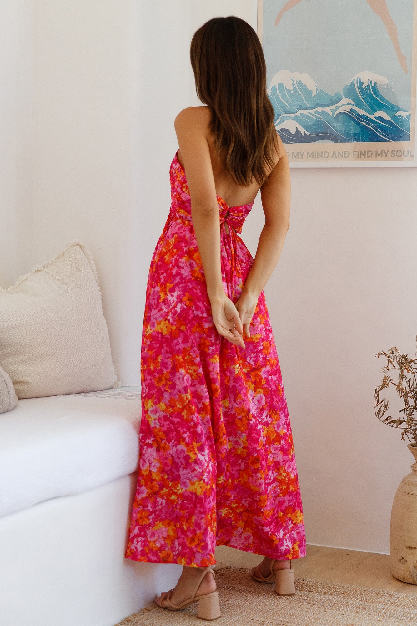 Cross My Heart Maxi Dress Pink