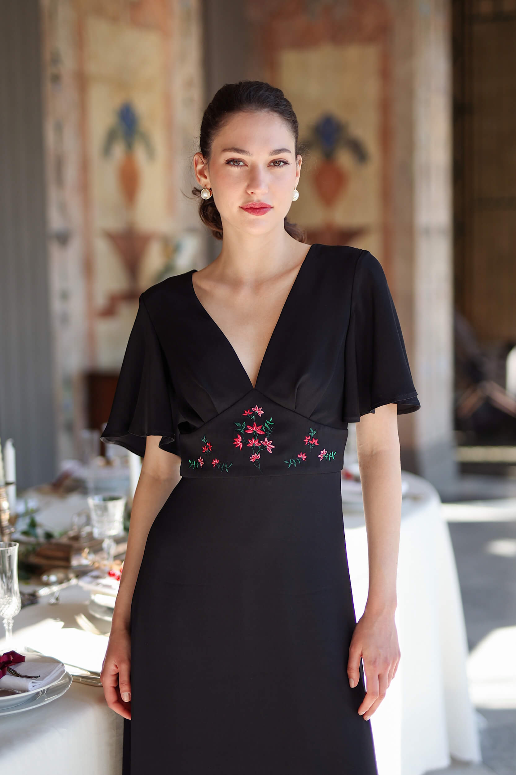 Coralie Embroidered Dress