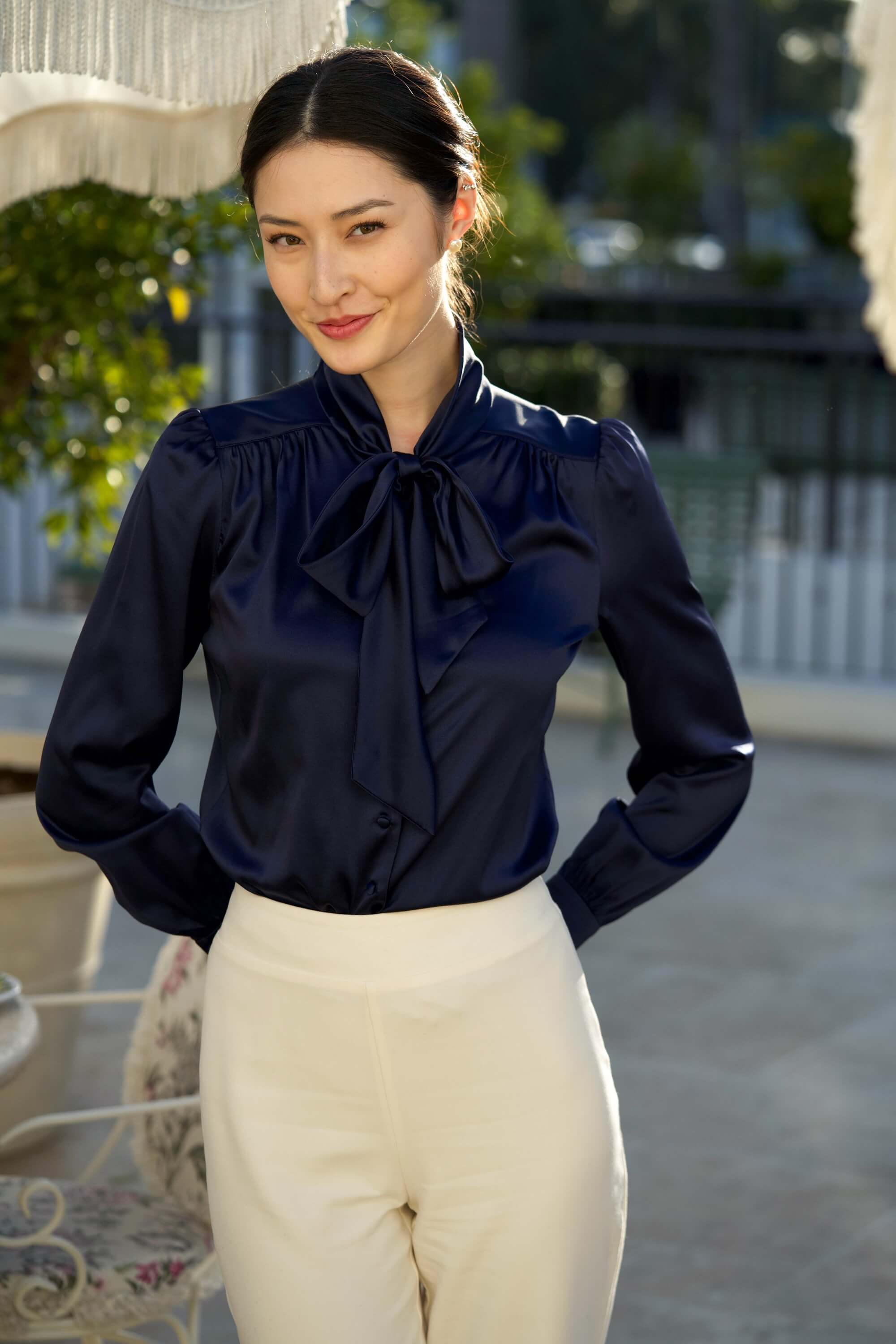 Lena Silk Blouse