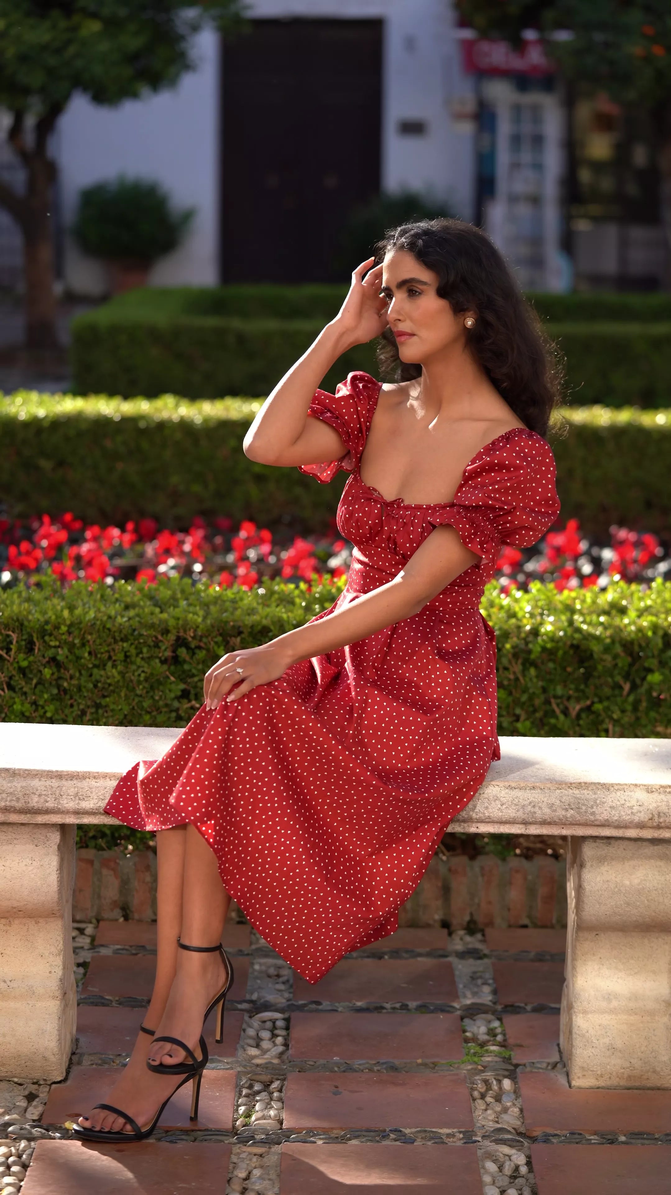 Mira Puffed Sleeve Dress