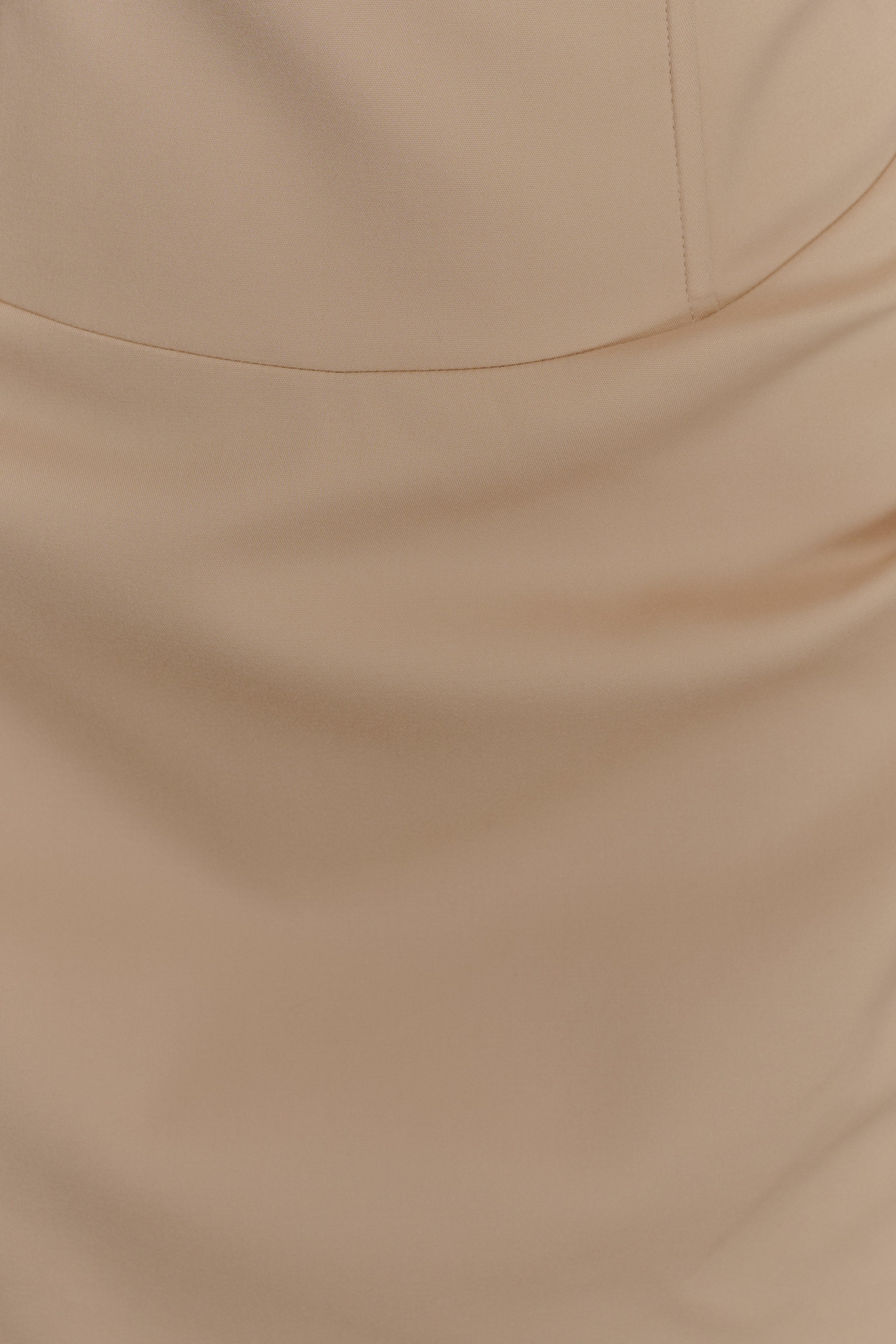 Doris Sleeveless Mini Dress - Camel