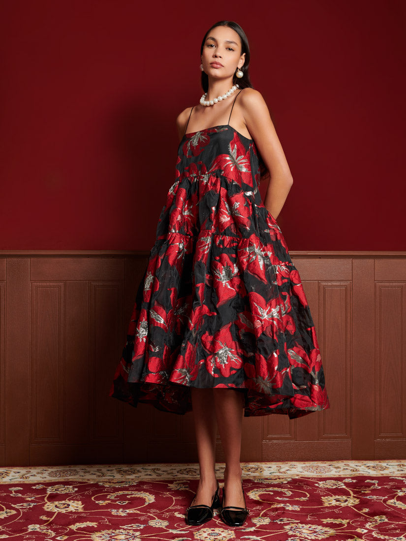 Budapest Jacquard Cami Dress